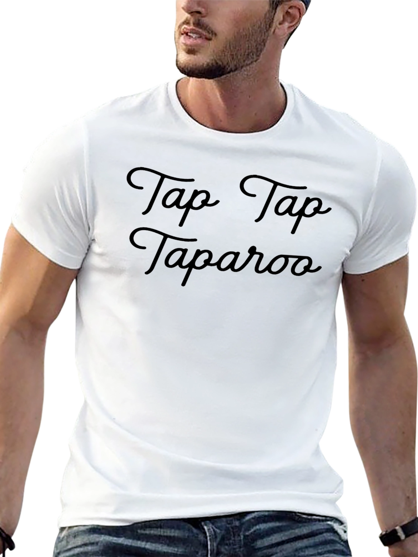 Tap Tap Taparoo - Mens Black Graphic Tee