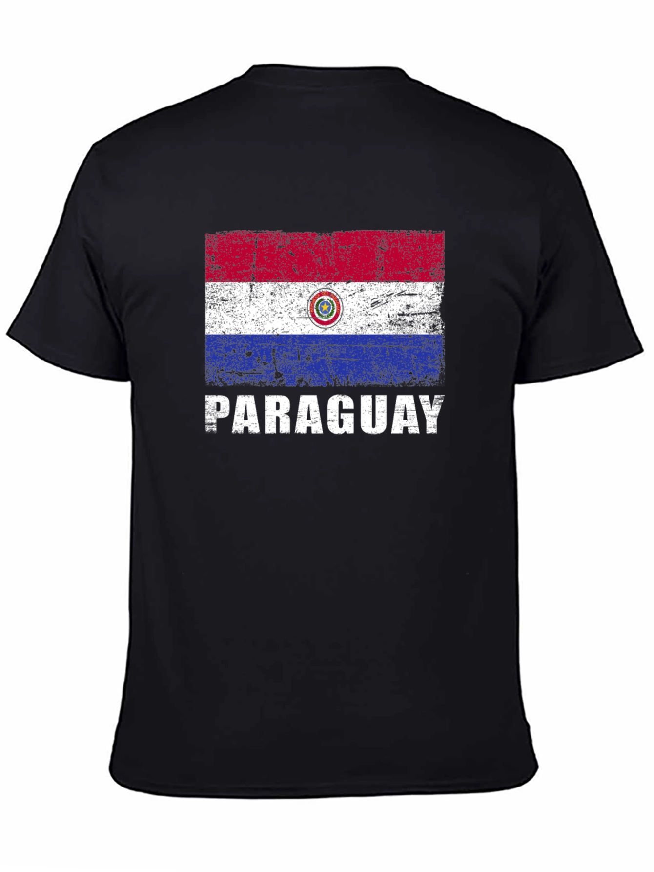 Paraguay Flag T-Shirt - Distressed Graphic Tee