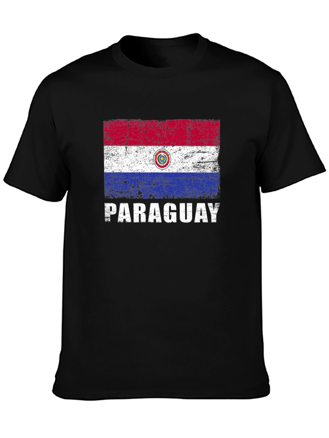 Paraguay Flag T-Shirt - Distressed Graphic Tee