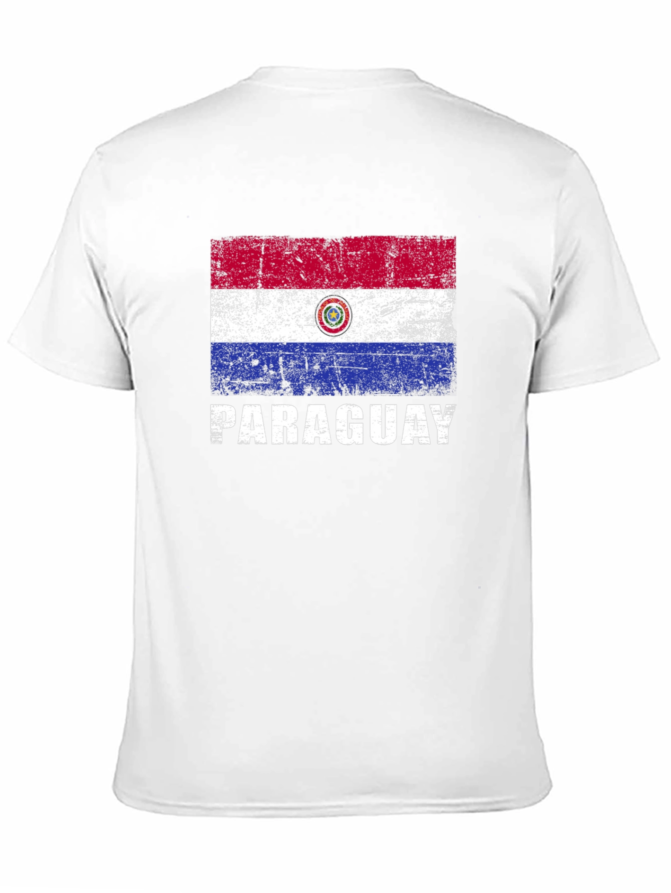 Paraguay Flag T-Shirt - Distressed Graphic Tee