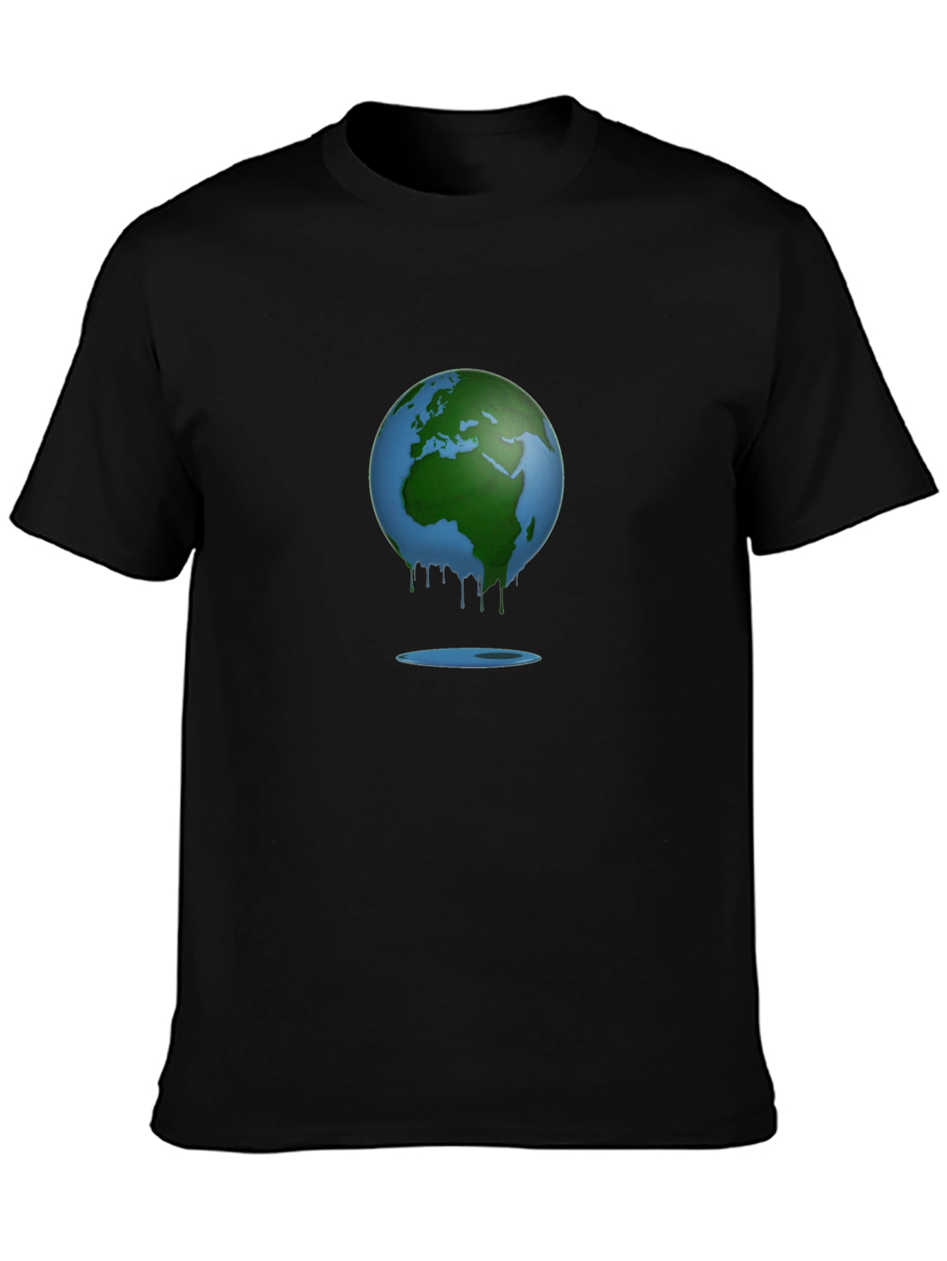 Melting Earth Graphic Tee - Climate Change Awareness