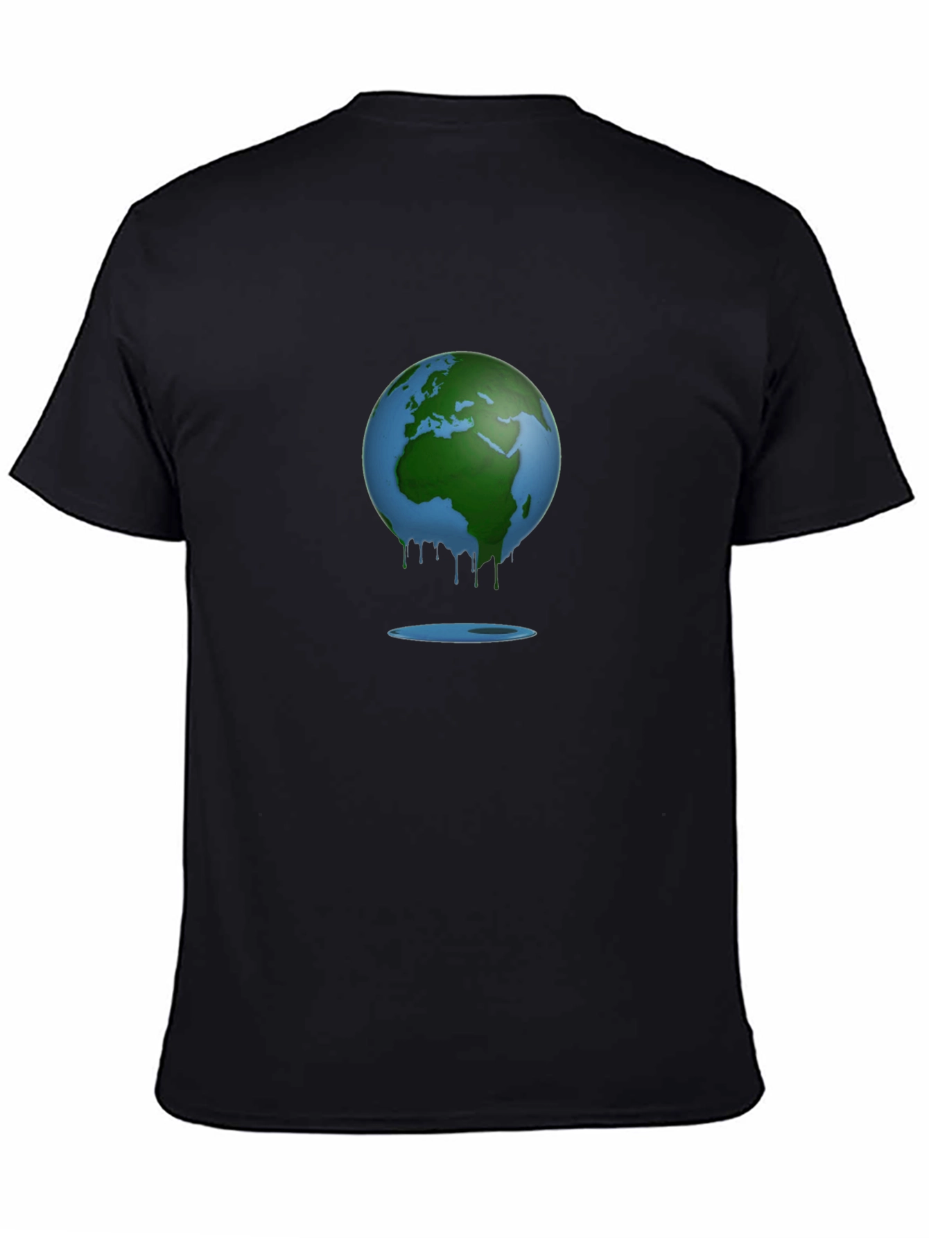 Melting Earth Graphic Tee - Climate Change Awareness