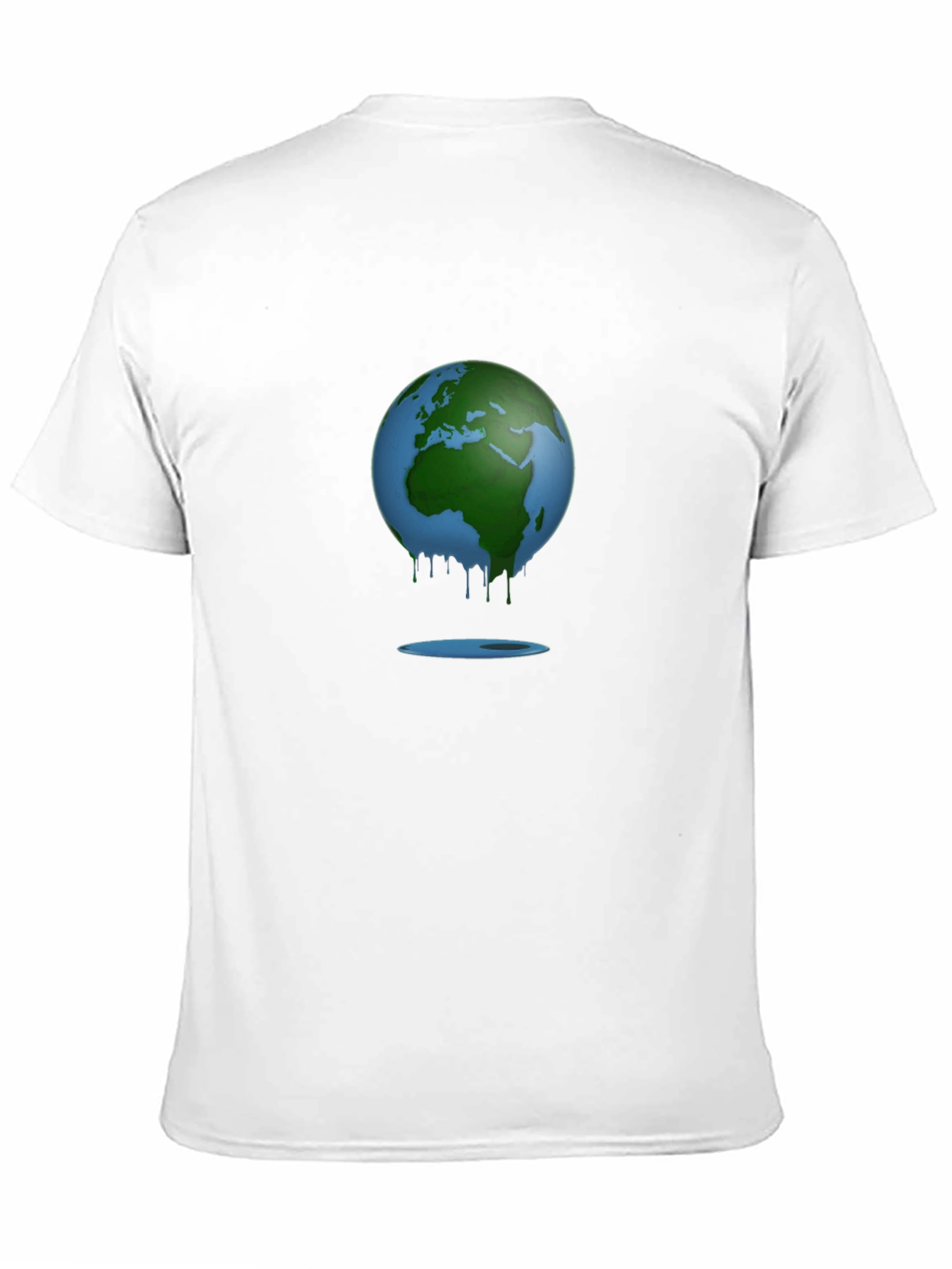Melting Earth Graphic Tee - Climate Change Awareness