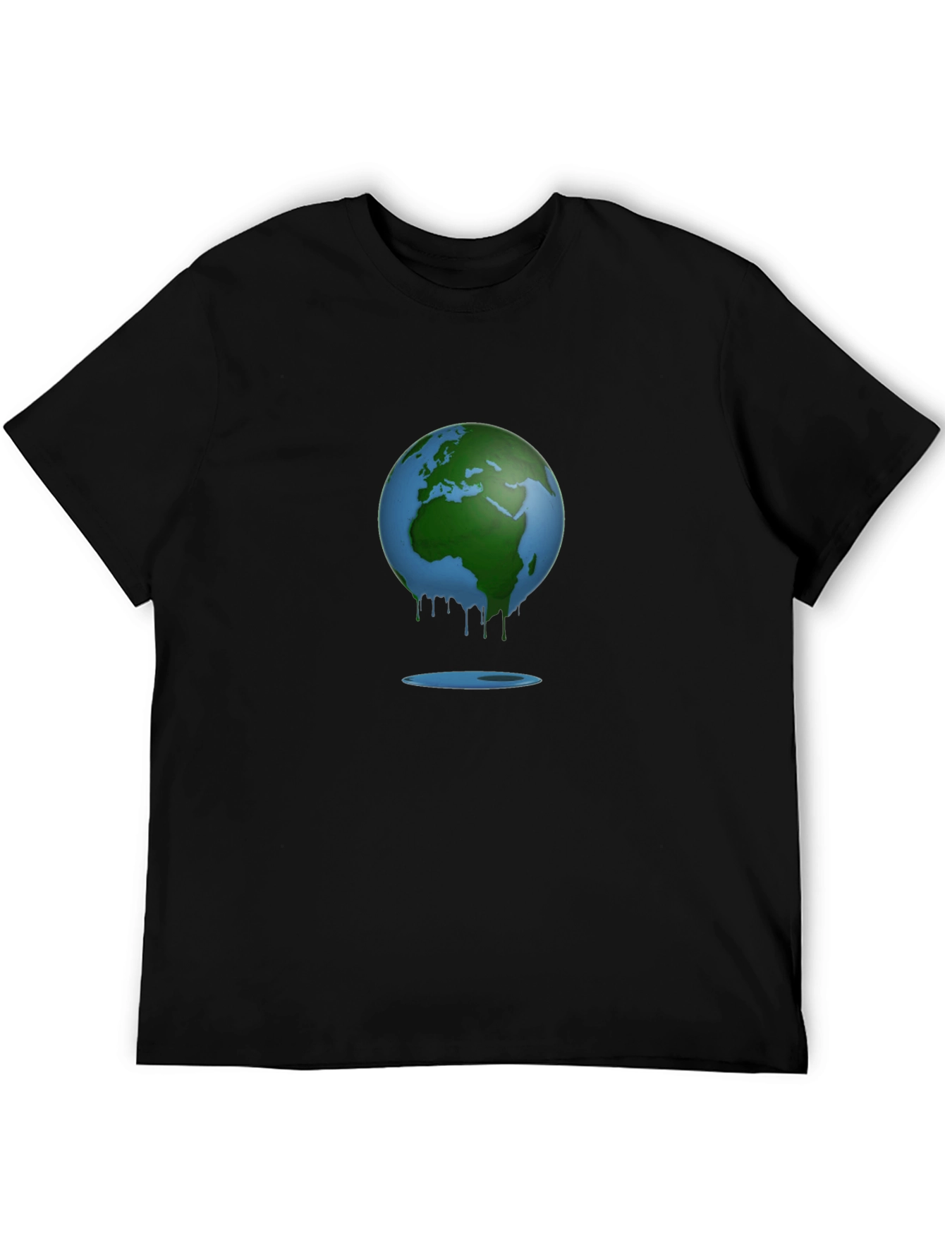 Melting Earth Graphic Tee - Climate Change Awareness