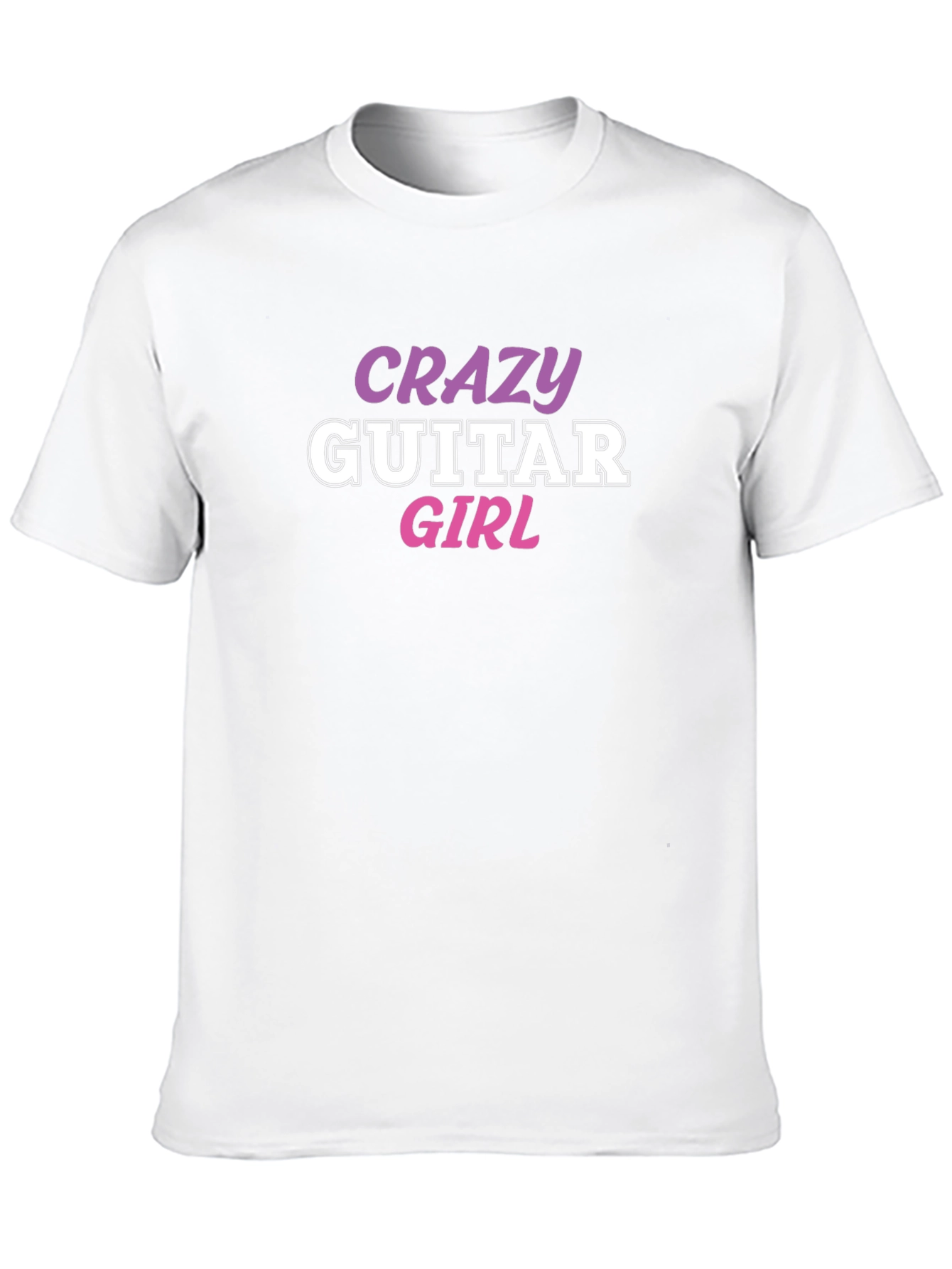 Crazy Guitar Girl Graphic Tee