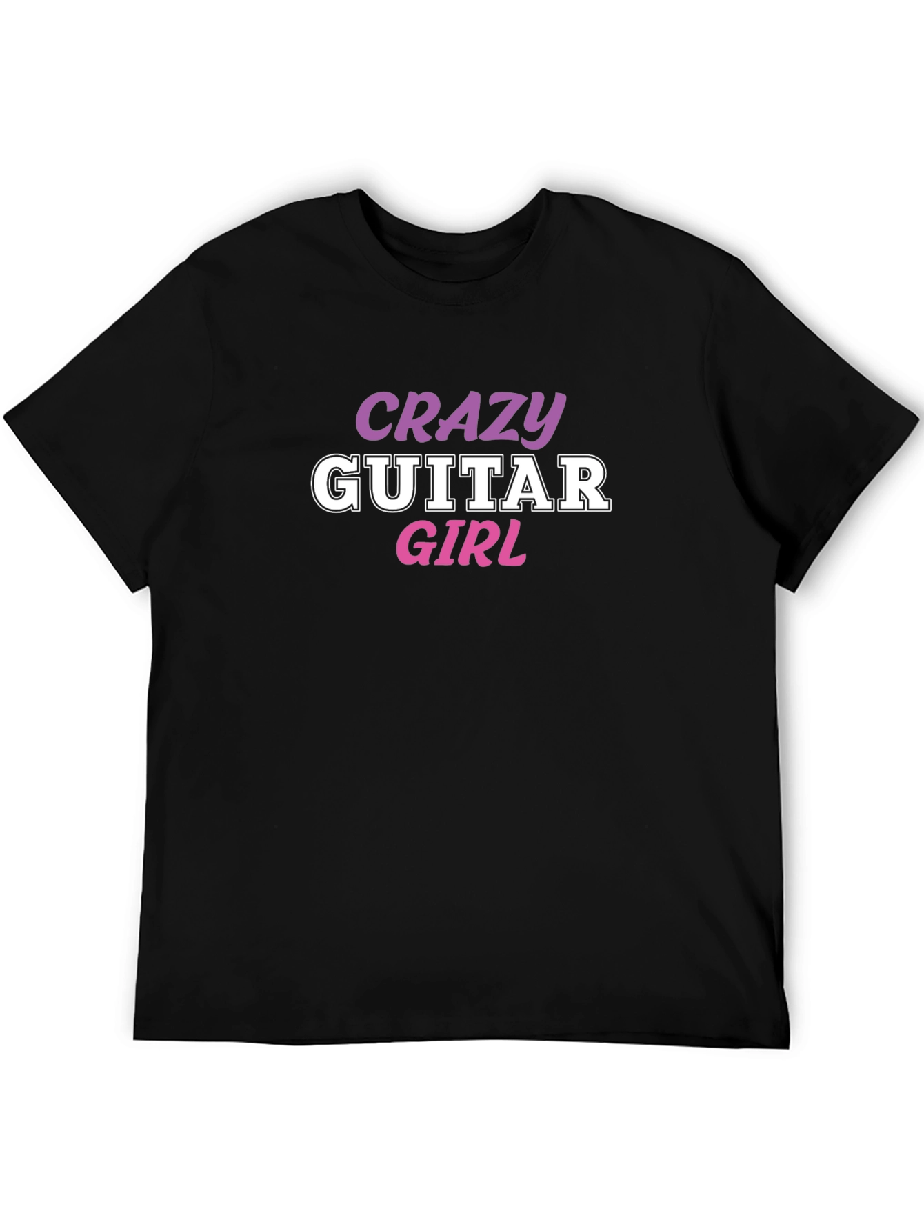 Crazy Guitar Girl Graphic Tee