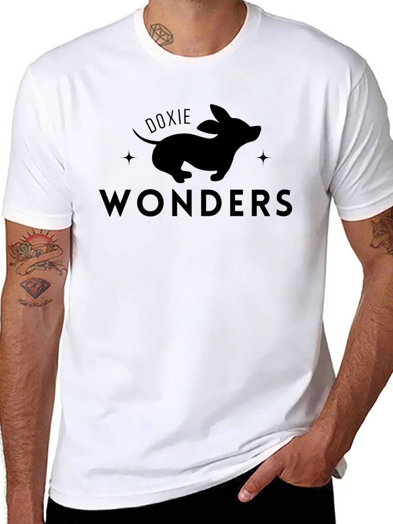 Doxie Wonders Black T-Shirt