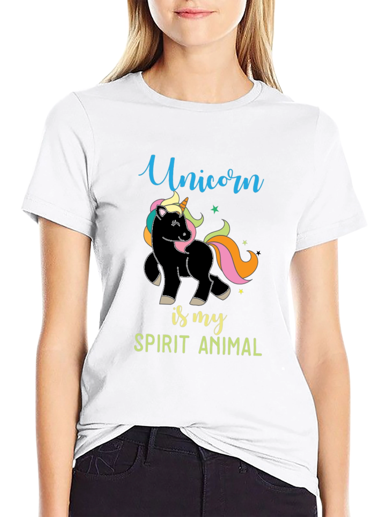 Unicorn Spirit Animal Graphic Tee