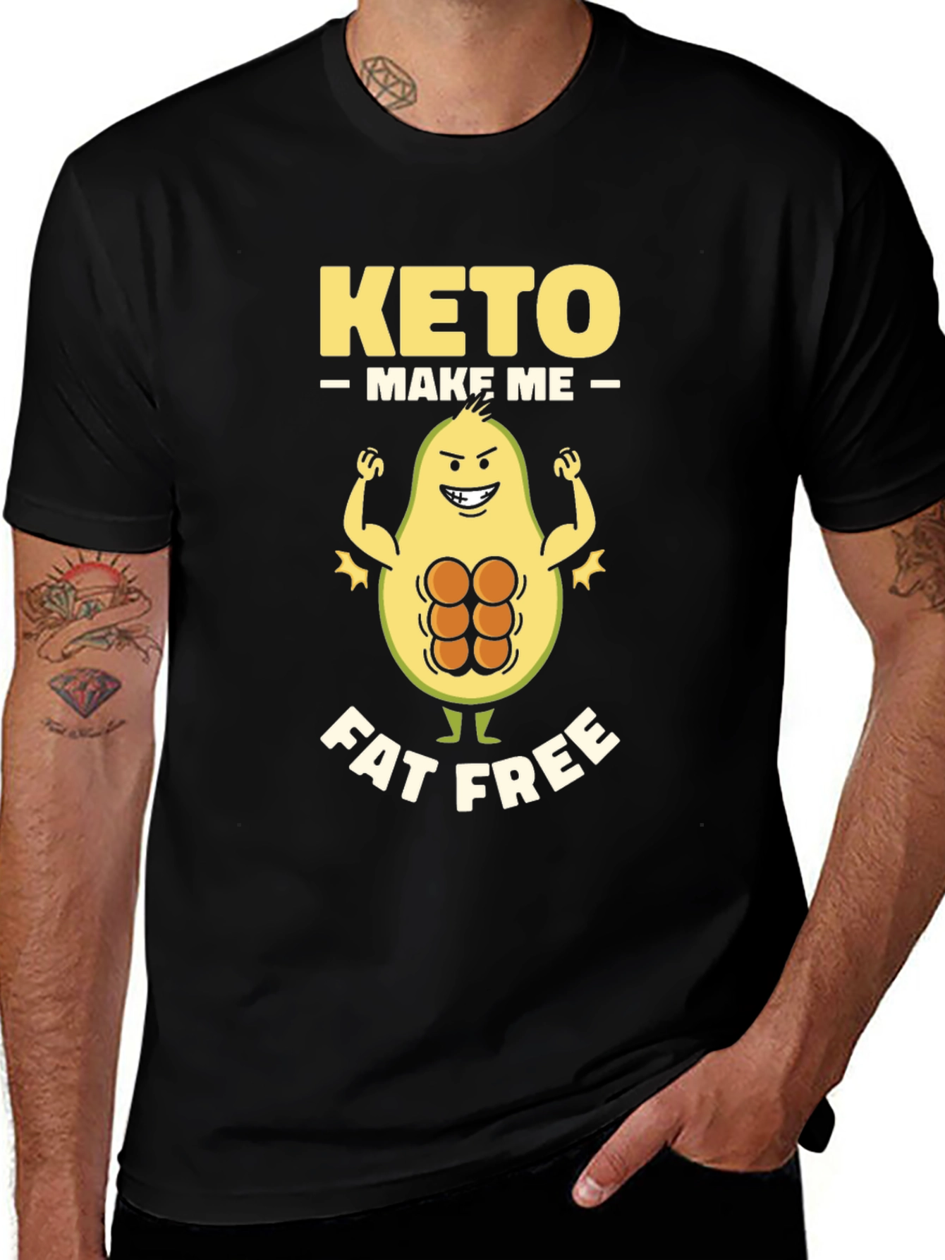 Keto Make Me Fat Free Graphic Tee