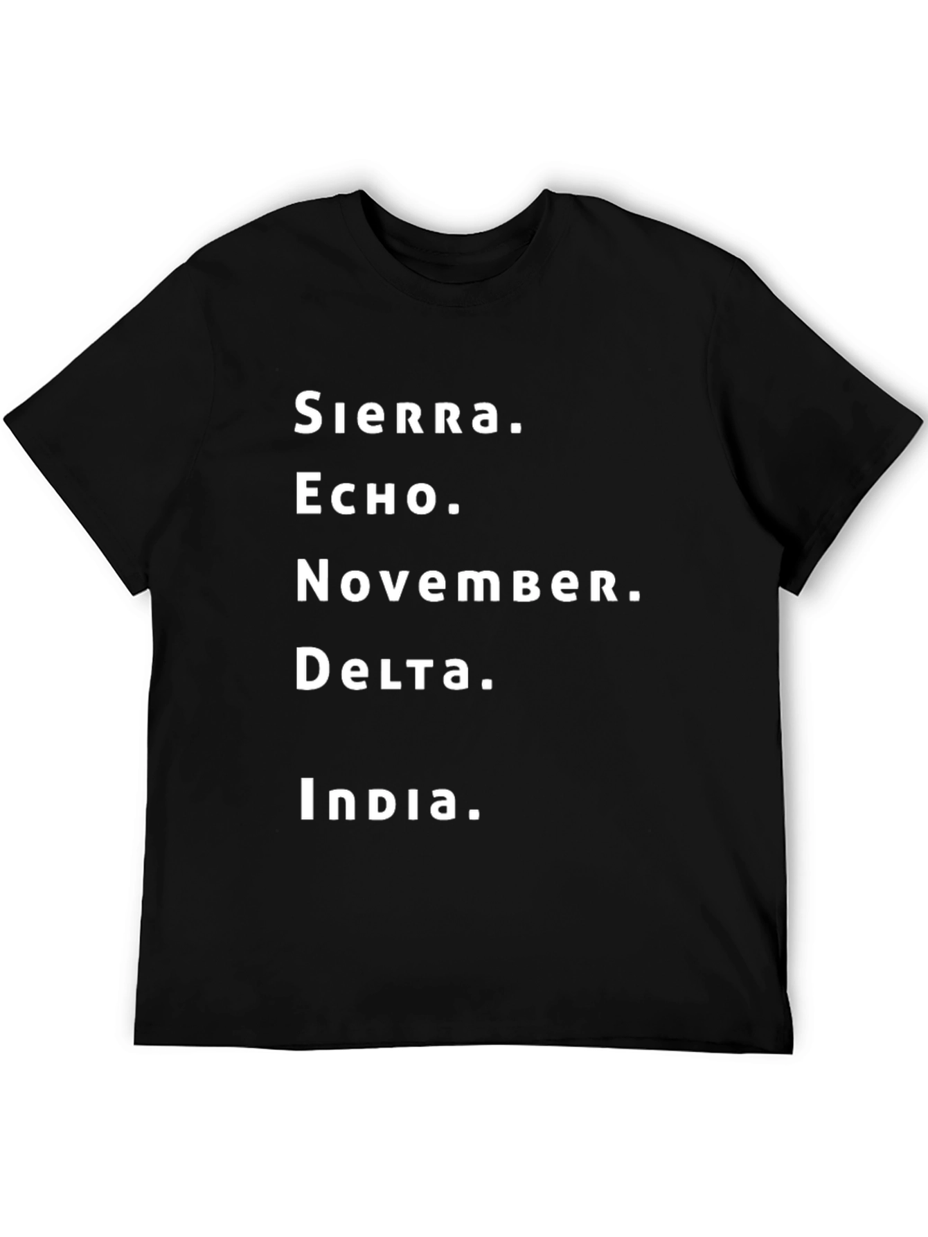 S.E.N.D.I. T-Shirt - Military Alphabet Tee