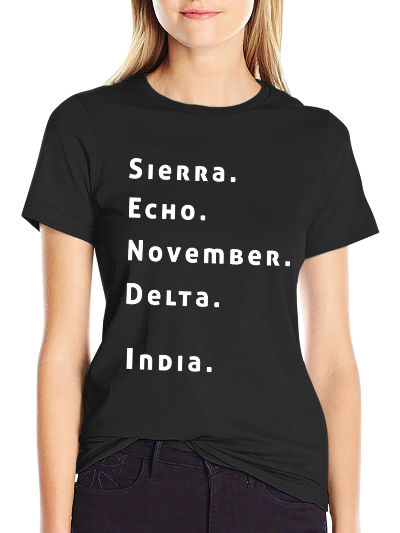S.E.N.D.I. T-Shirt - Military Alphabet Tee