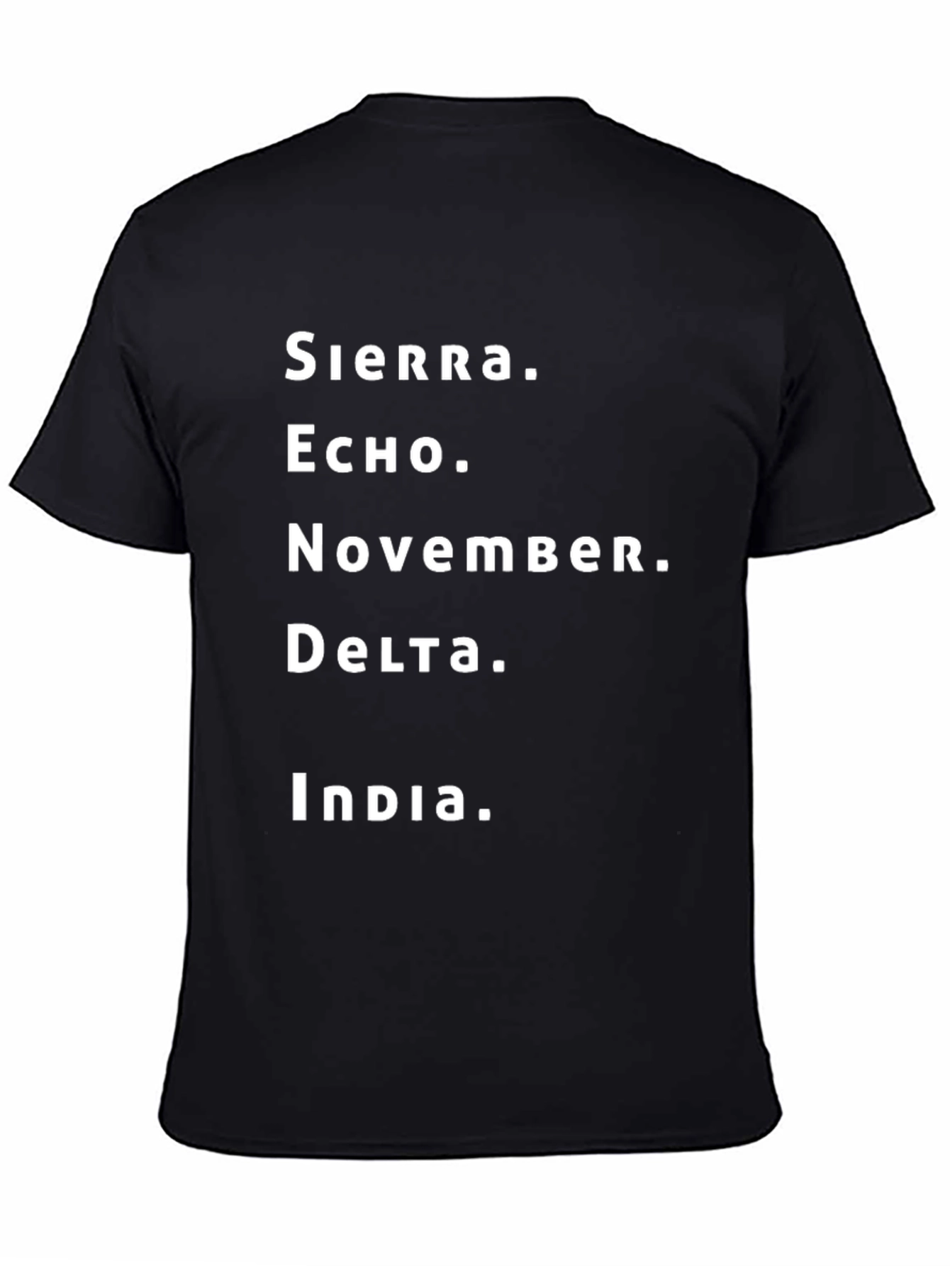 S.E.N.D.I. T-Shirt - Military Alphabet Tee