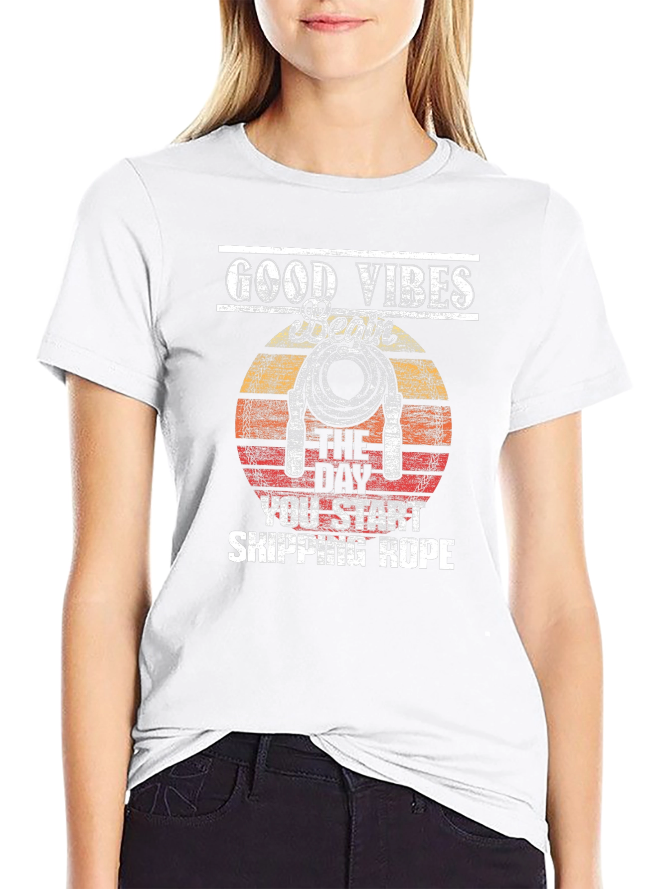 Good Vibes Skipping Rope T-Shirt