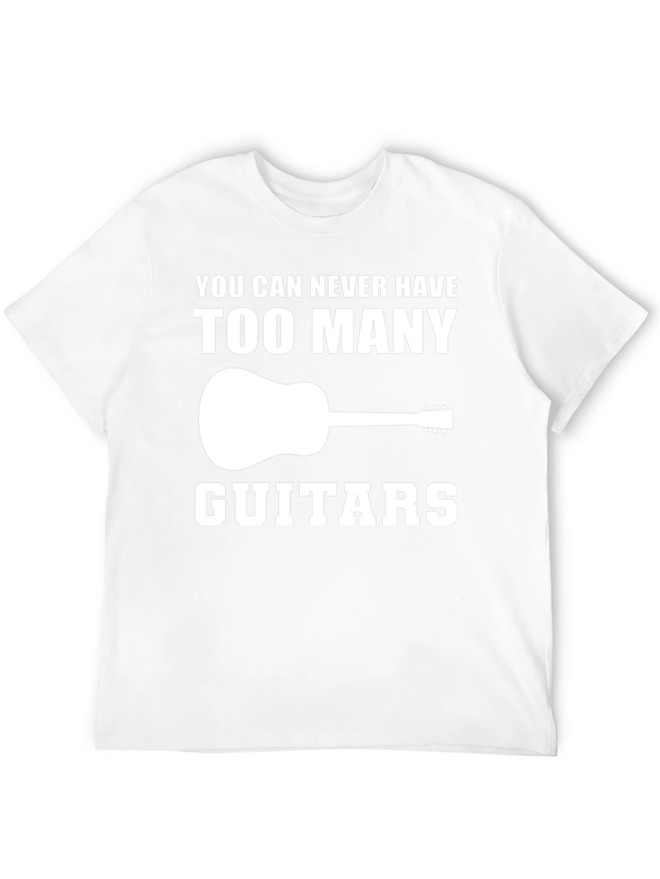 Guitar Lover T-Shirt: Too Many Guitars Graphic Tee