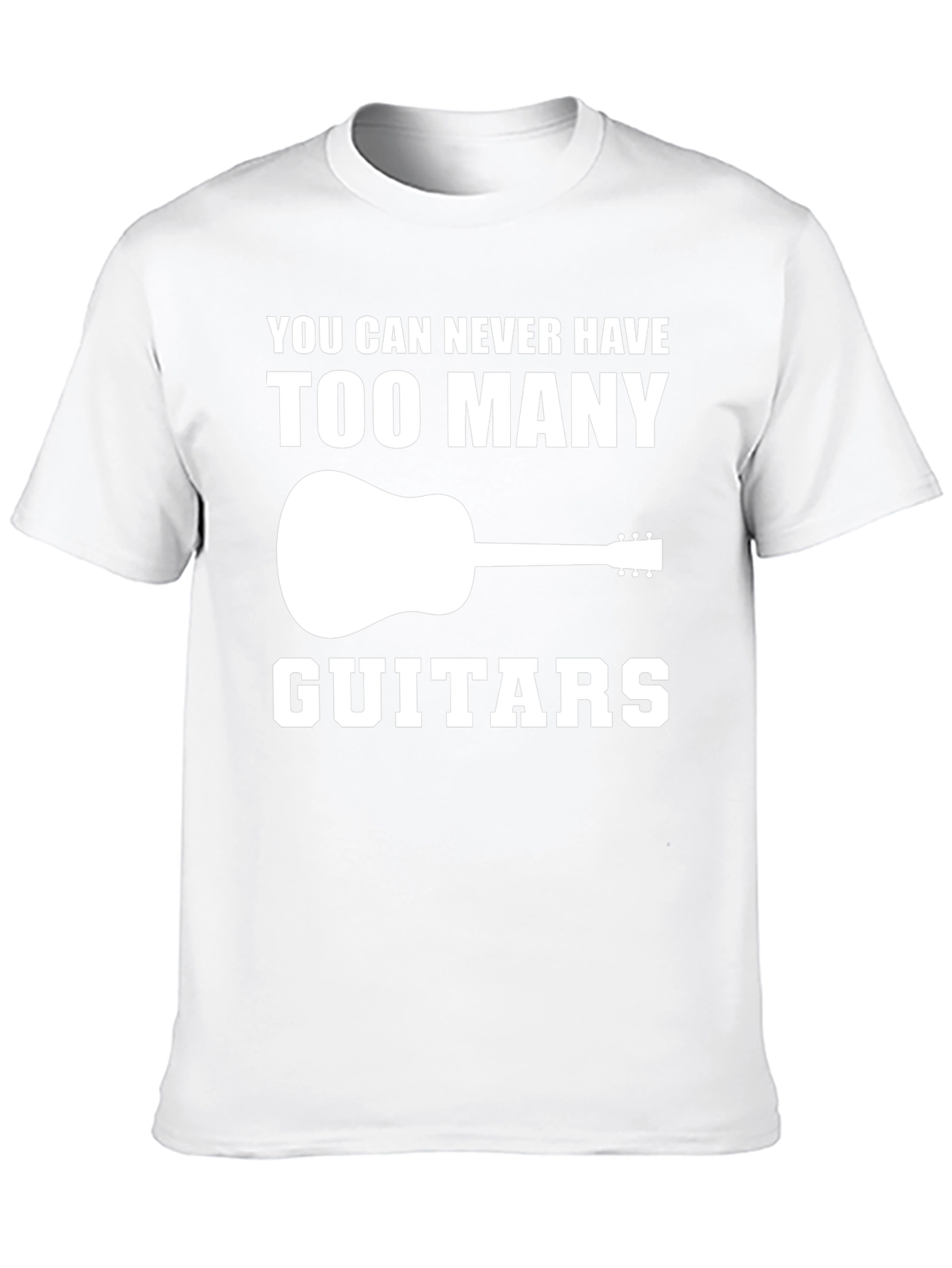 Guitar Lover T-Shirt: Too Many Guitars Graphic Tee
