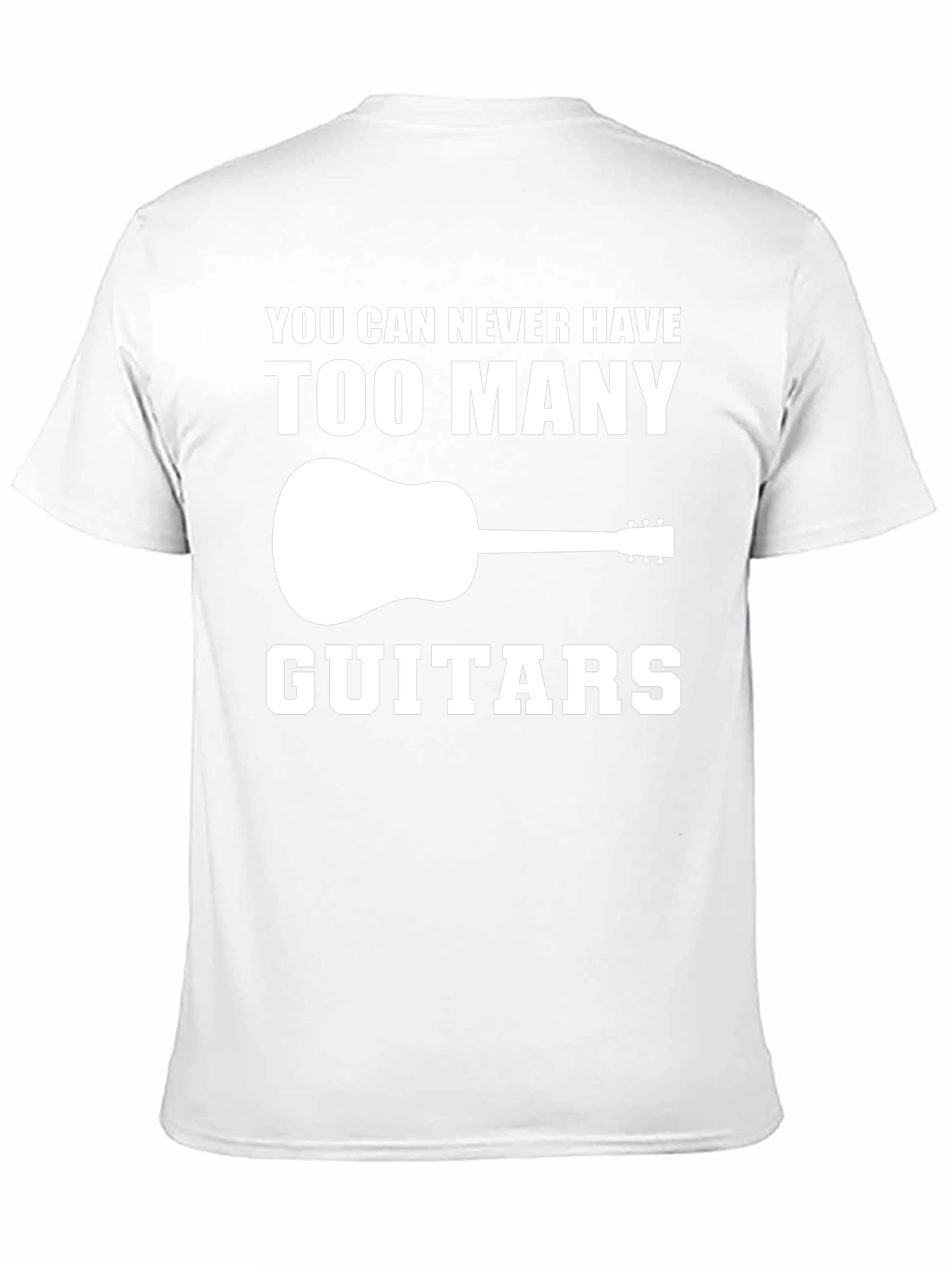 Guitar Lover T-Shirt: Too Many Guitars Graphic Tee
