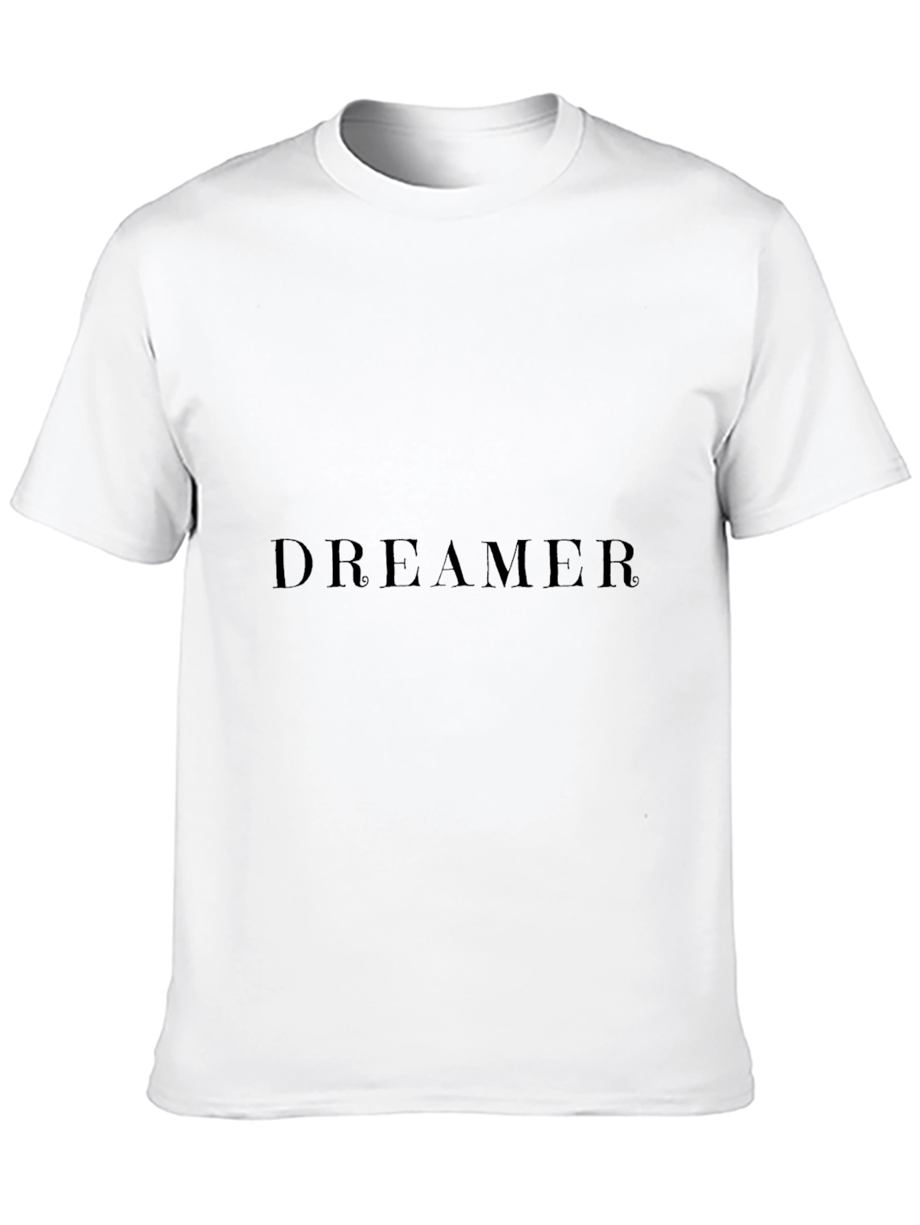 Dreamer Black T-Shirt - Stylish Comfort