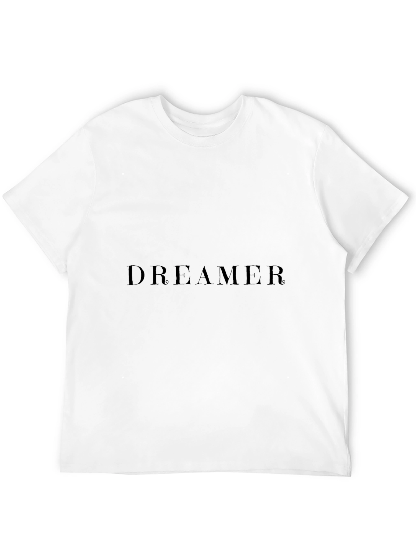 Dreamer Black T-Shirt - Stylish Comfort