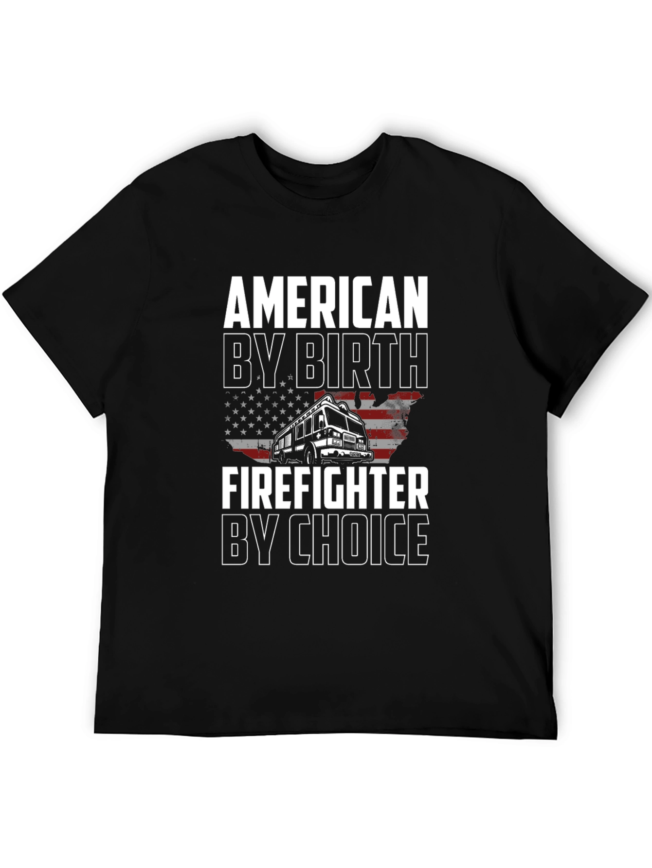 American Firefighter Black T-Shirt