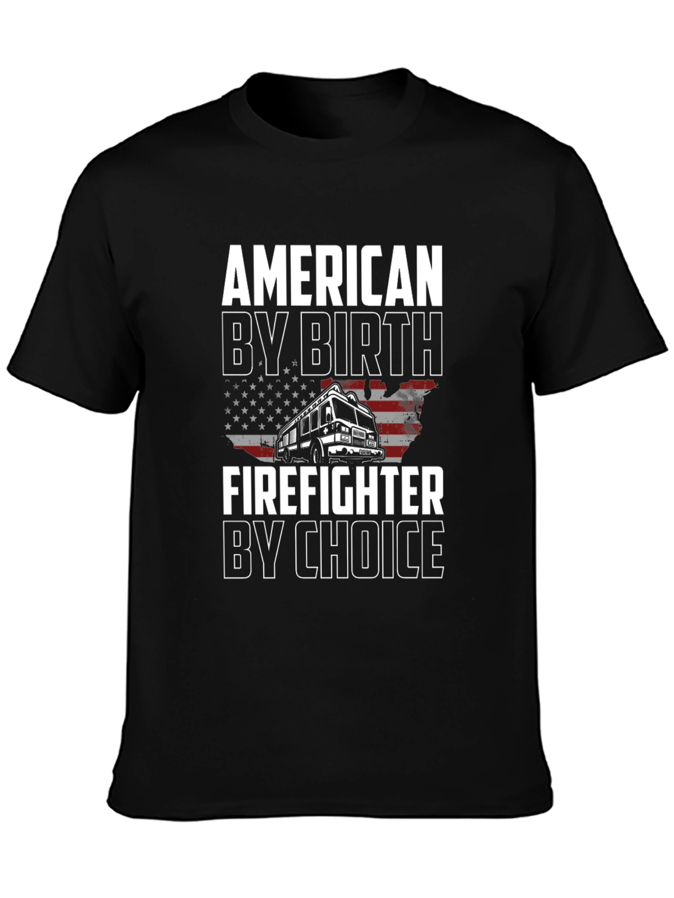 American Firefighter Black T-Shirt