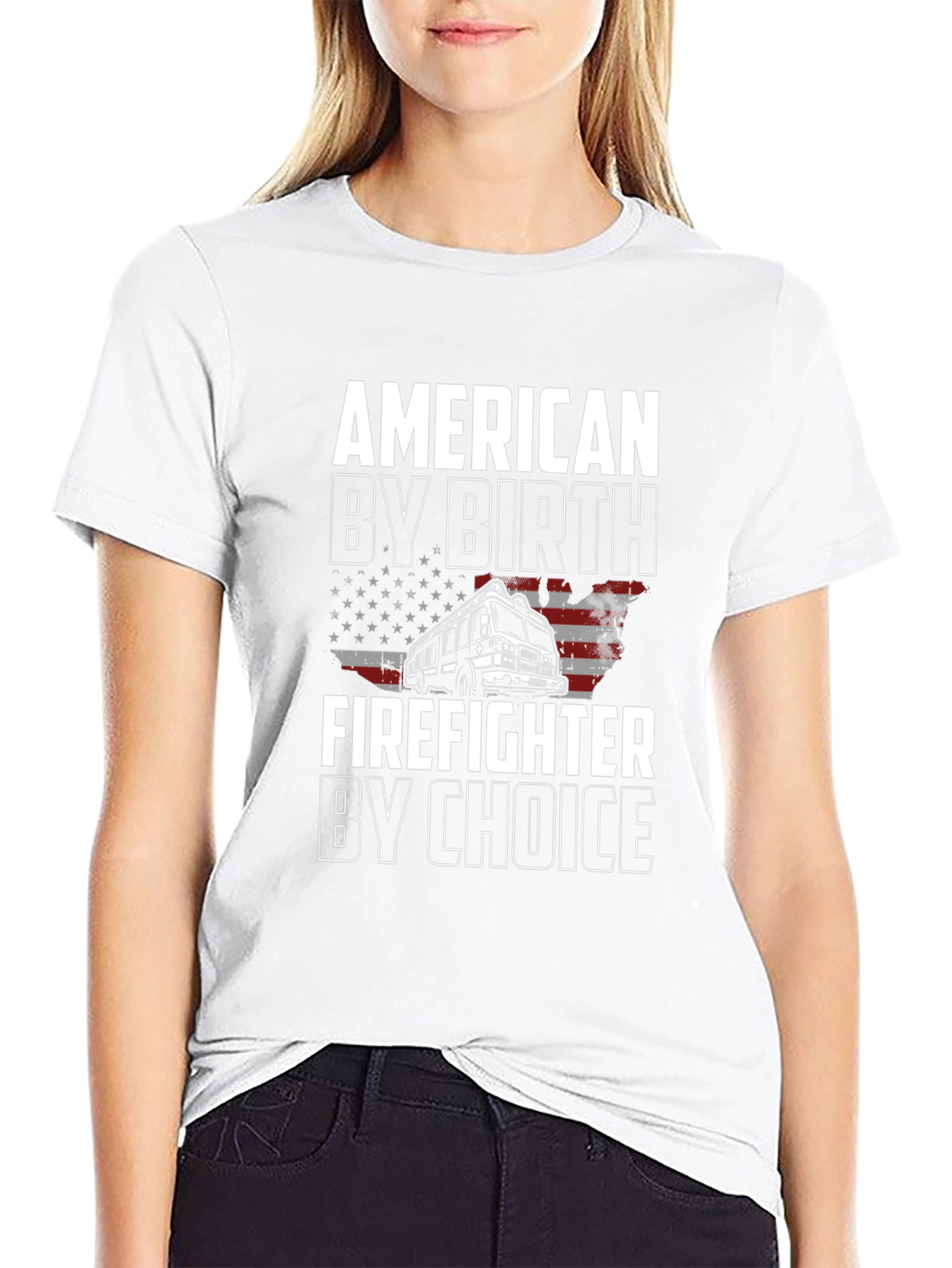 American Firefighter Black T-Shirt