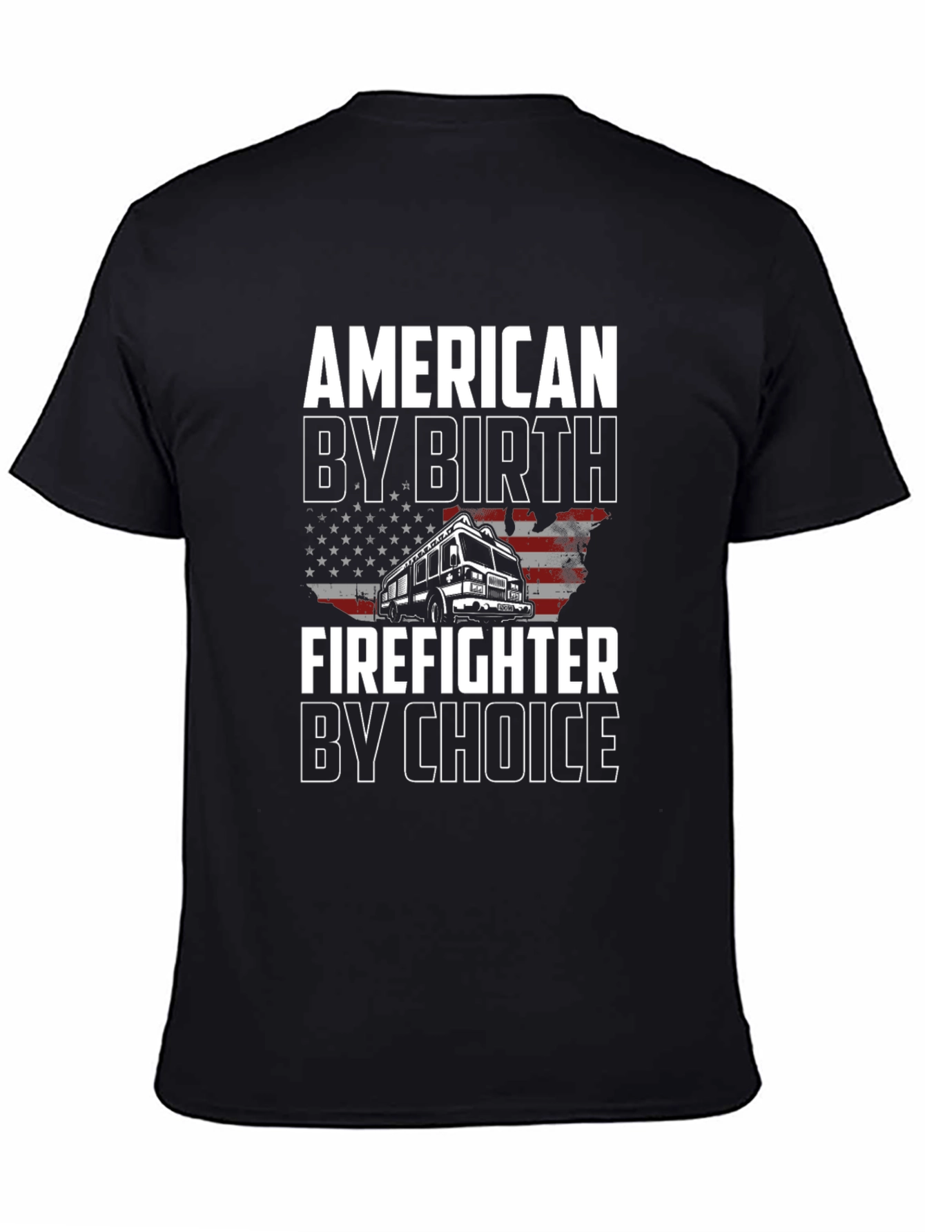 American Firefighter Black T-Shirt