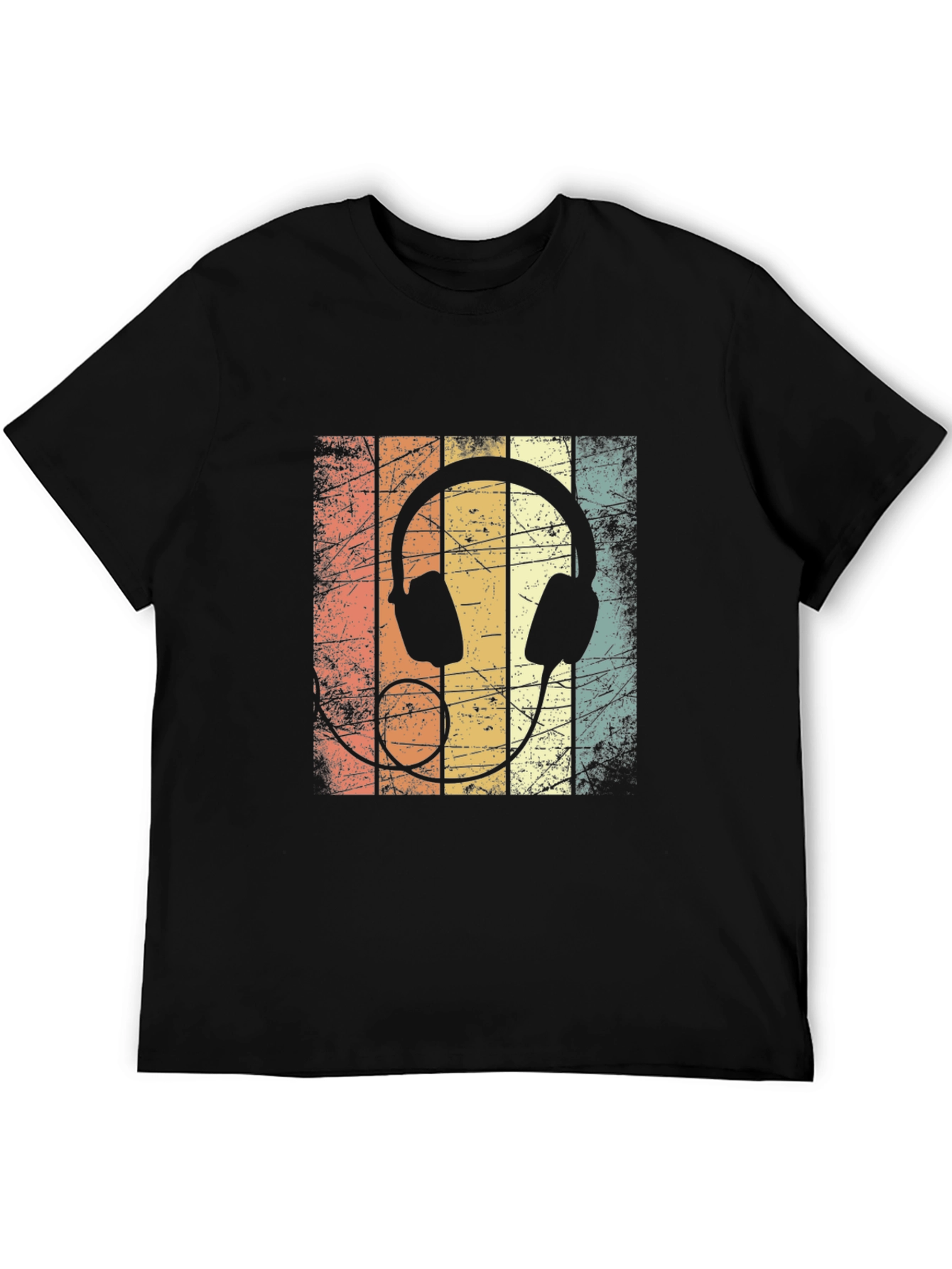 Retro Headphones Graphic T-Shirt