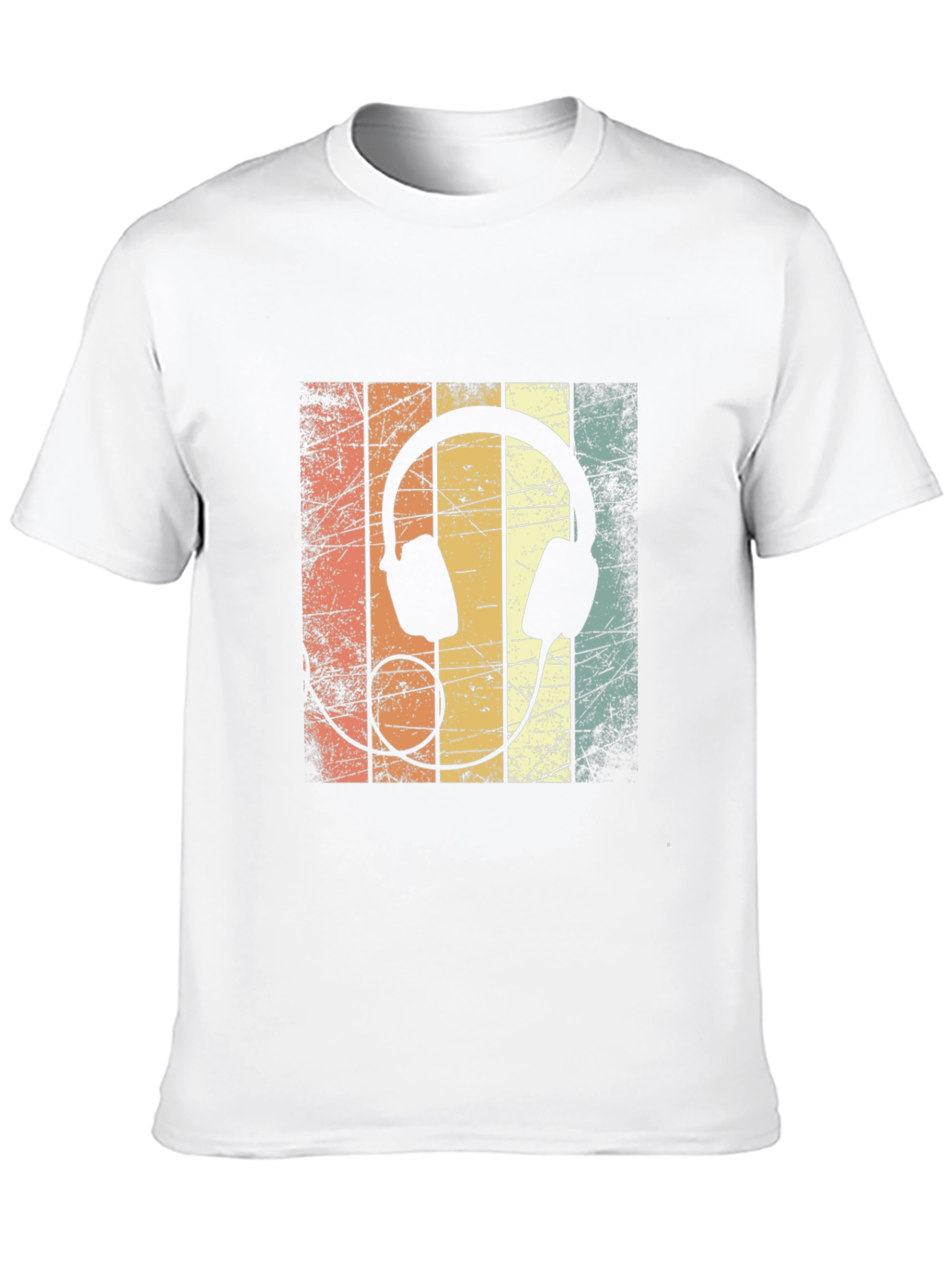 Retro Headphones Graphic T-Shirt