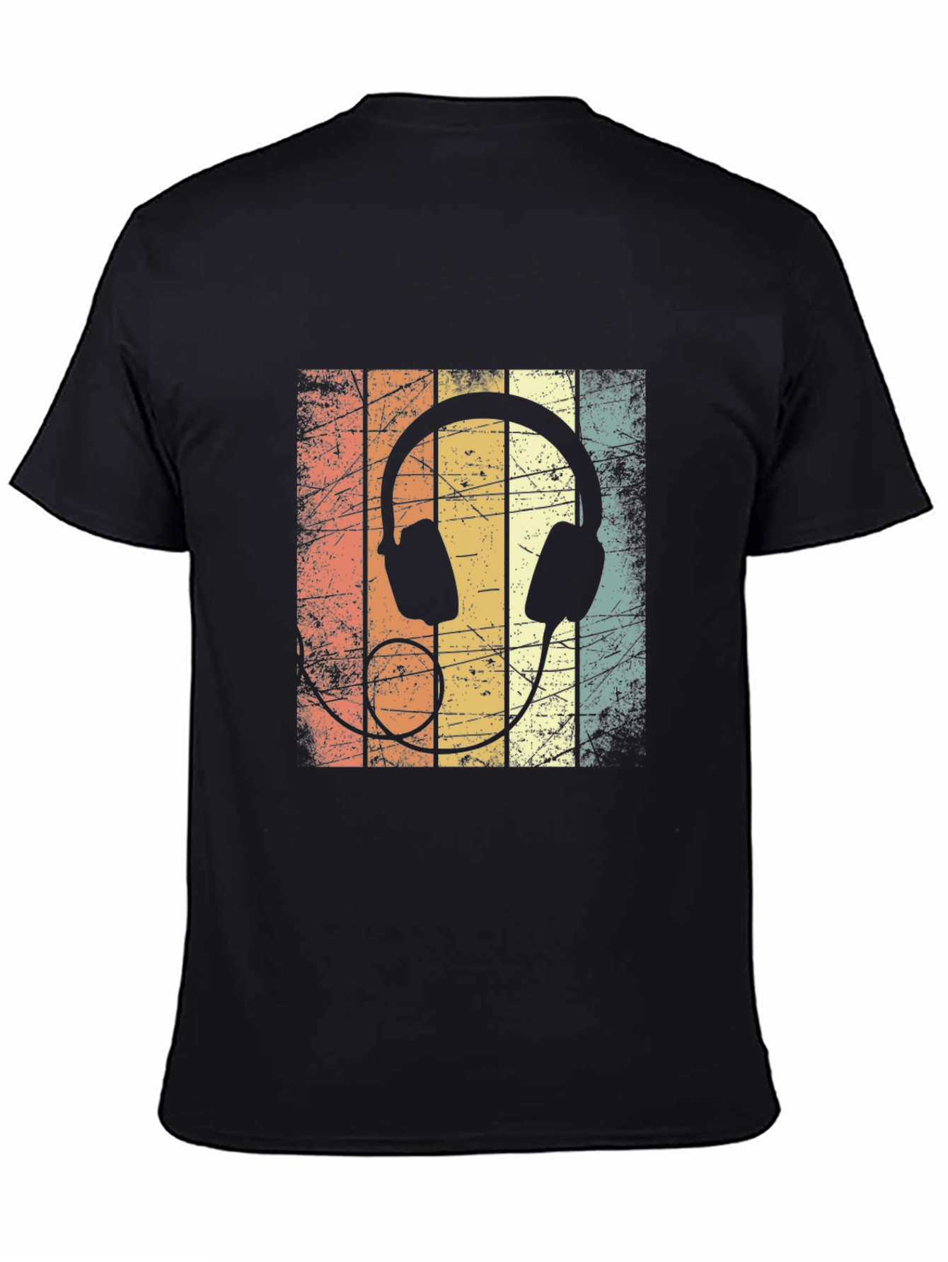 Retro Headphones Graphic T-Shirt