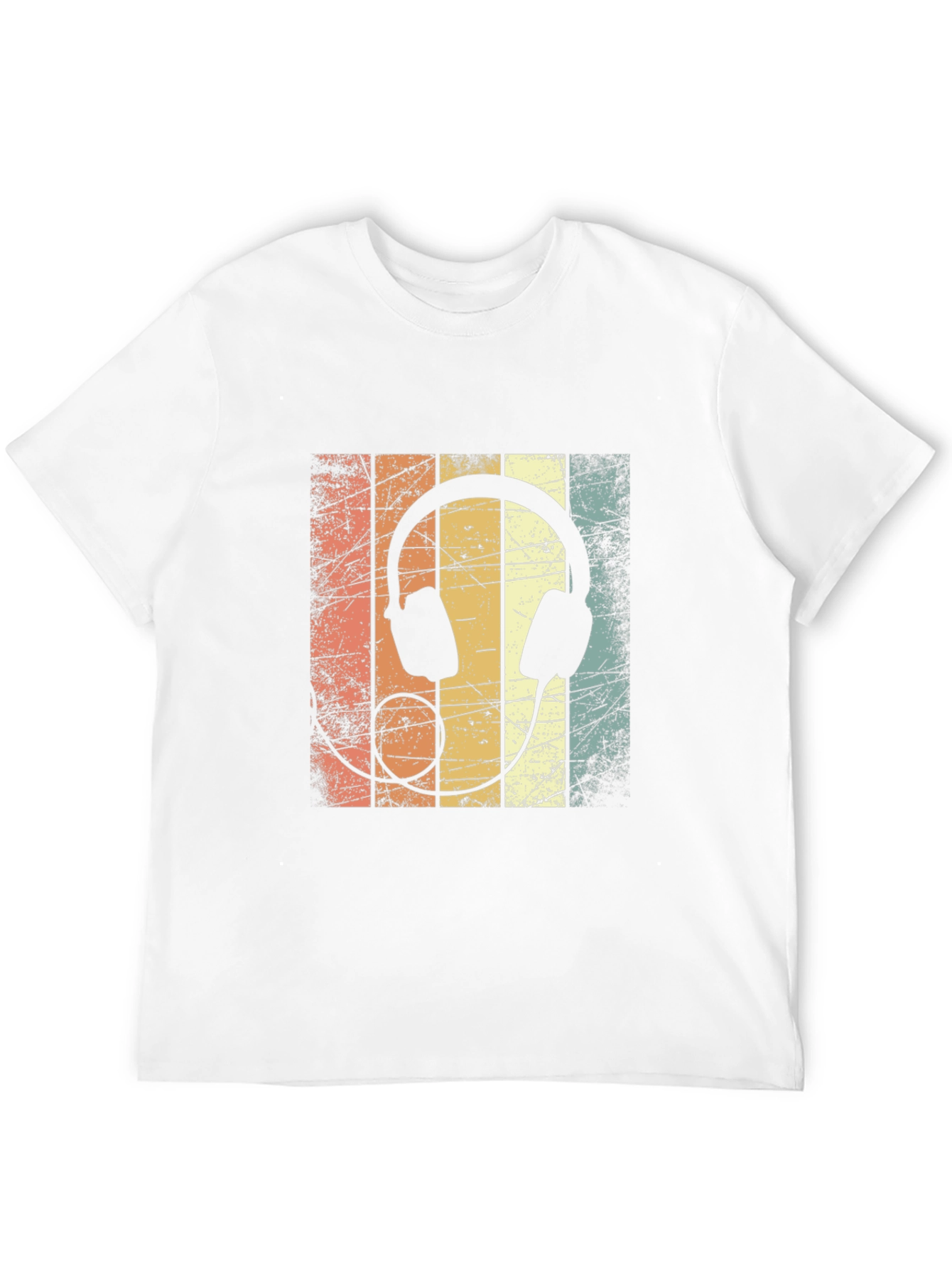 Retro Headphones Graphic T-Shirt