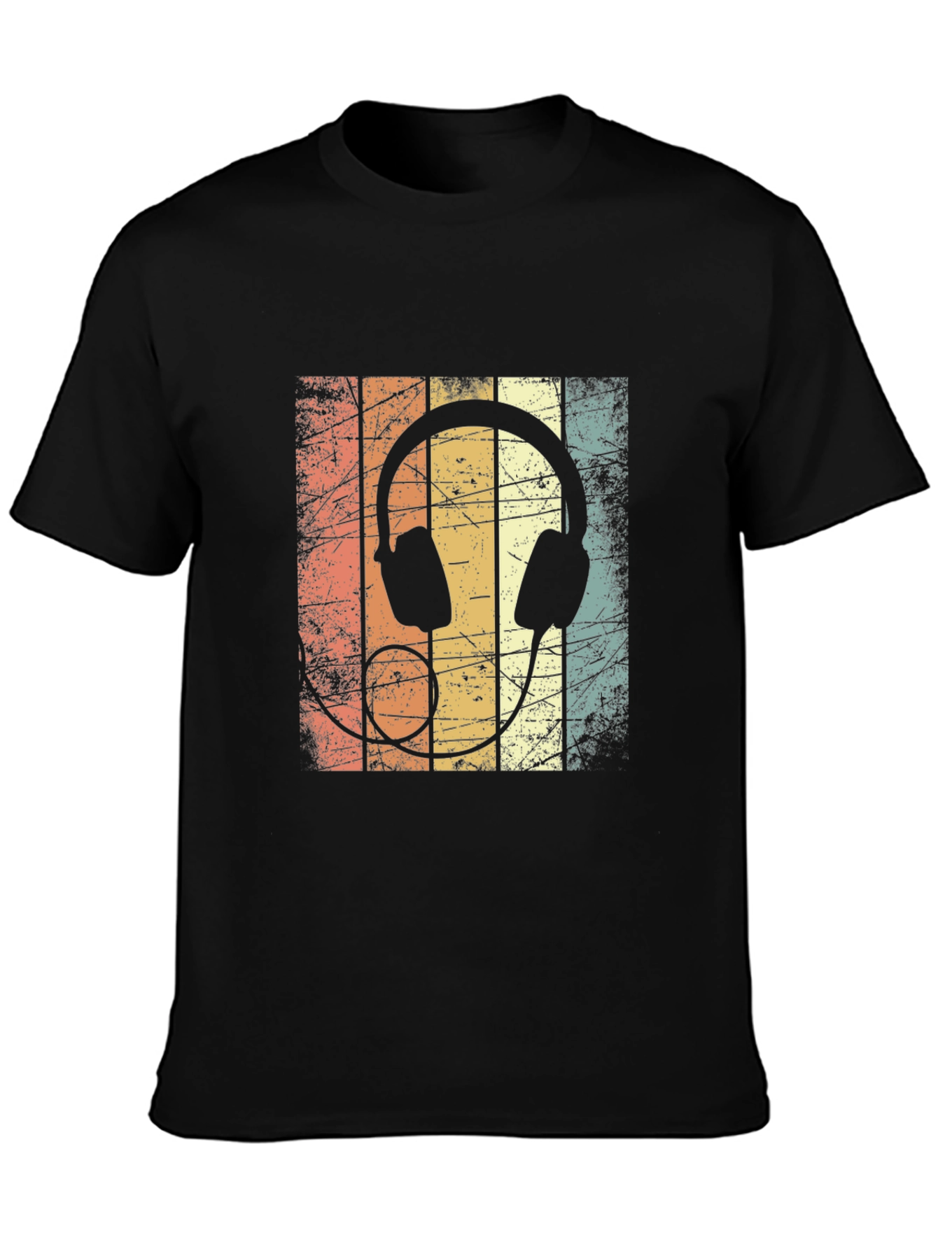 Retro Headphones Graphic T-Shirt