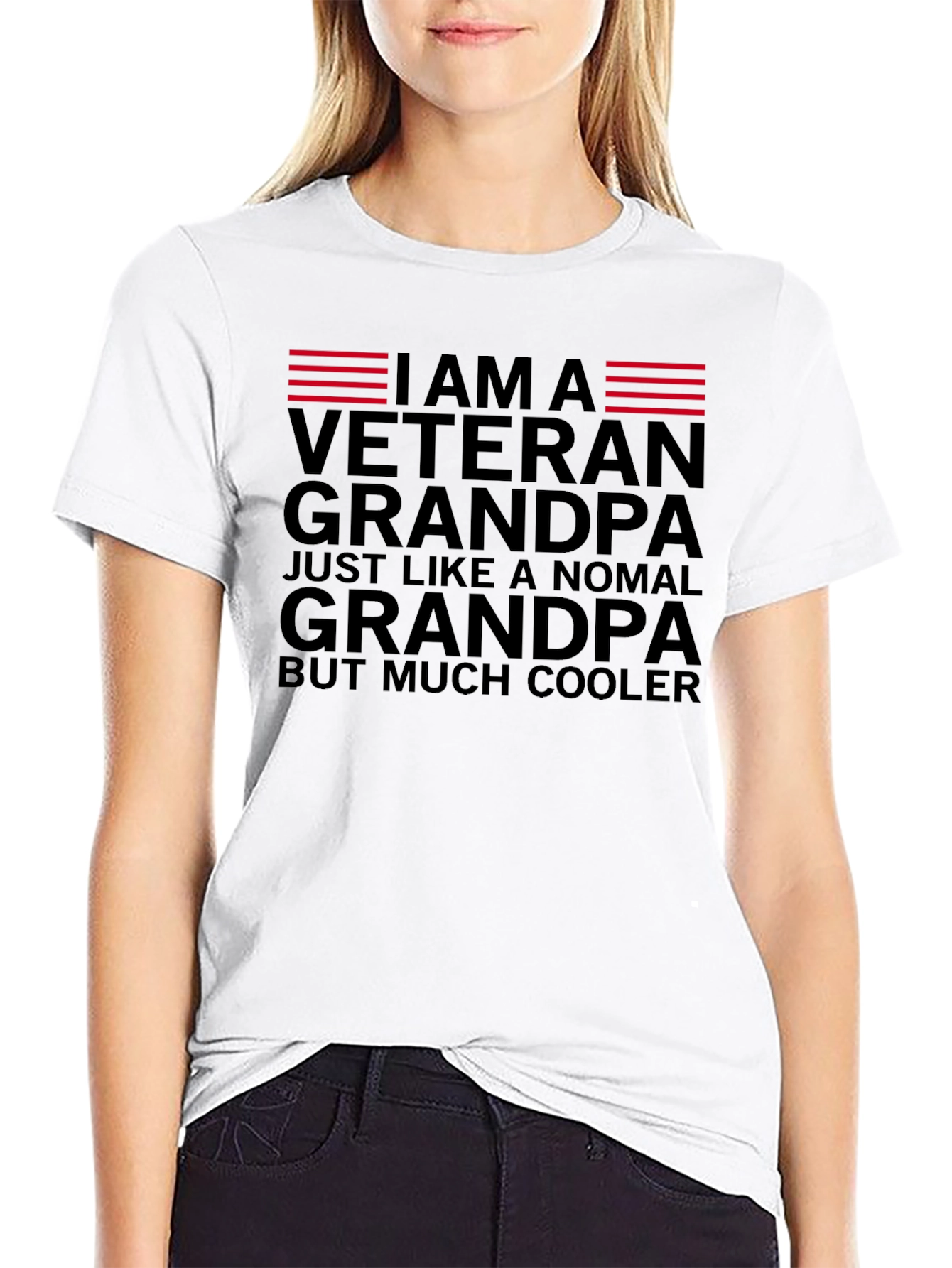 Veteran Grandpa T-Shirt - Cool Grandpa Tee