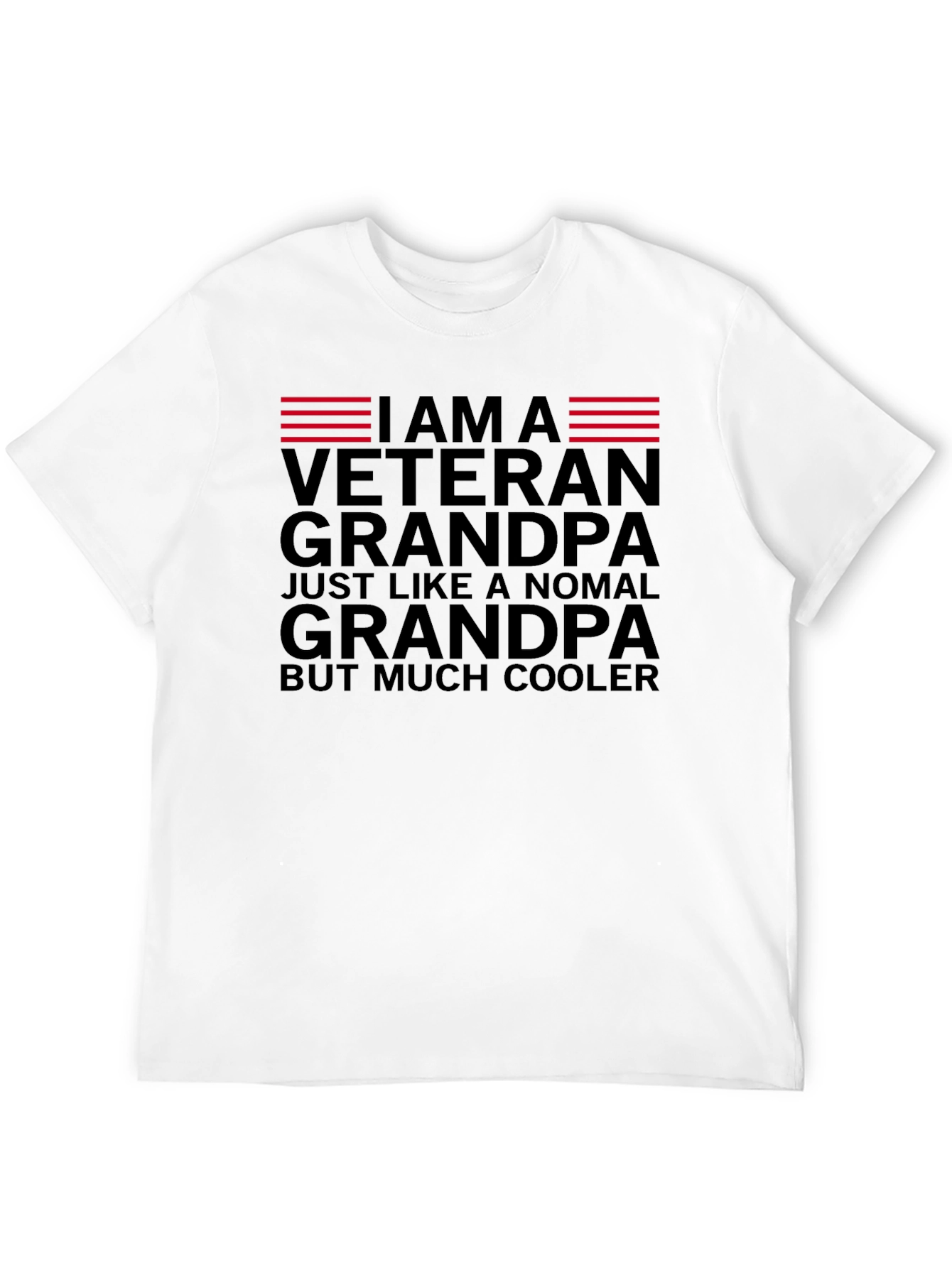 Veteran Grandpa T-Shirt - Cool Grandpa Tee