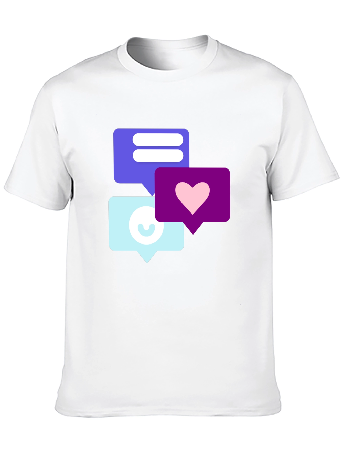 Trendy Social Media Icon T-Shirt