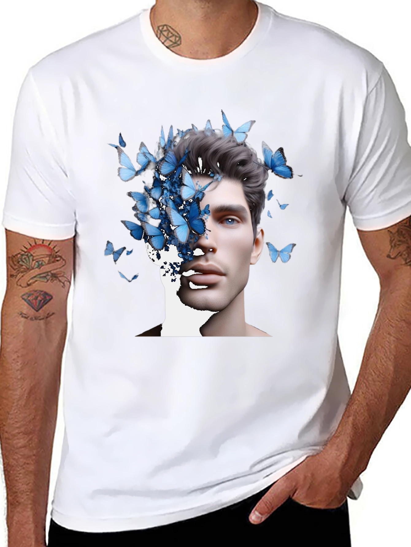 Butterfly Mind T-Shirt - Artistic Menswear