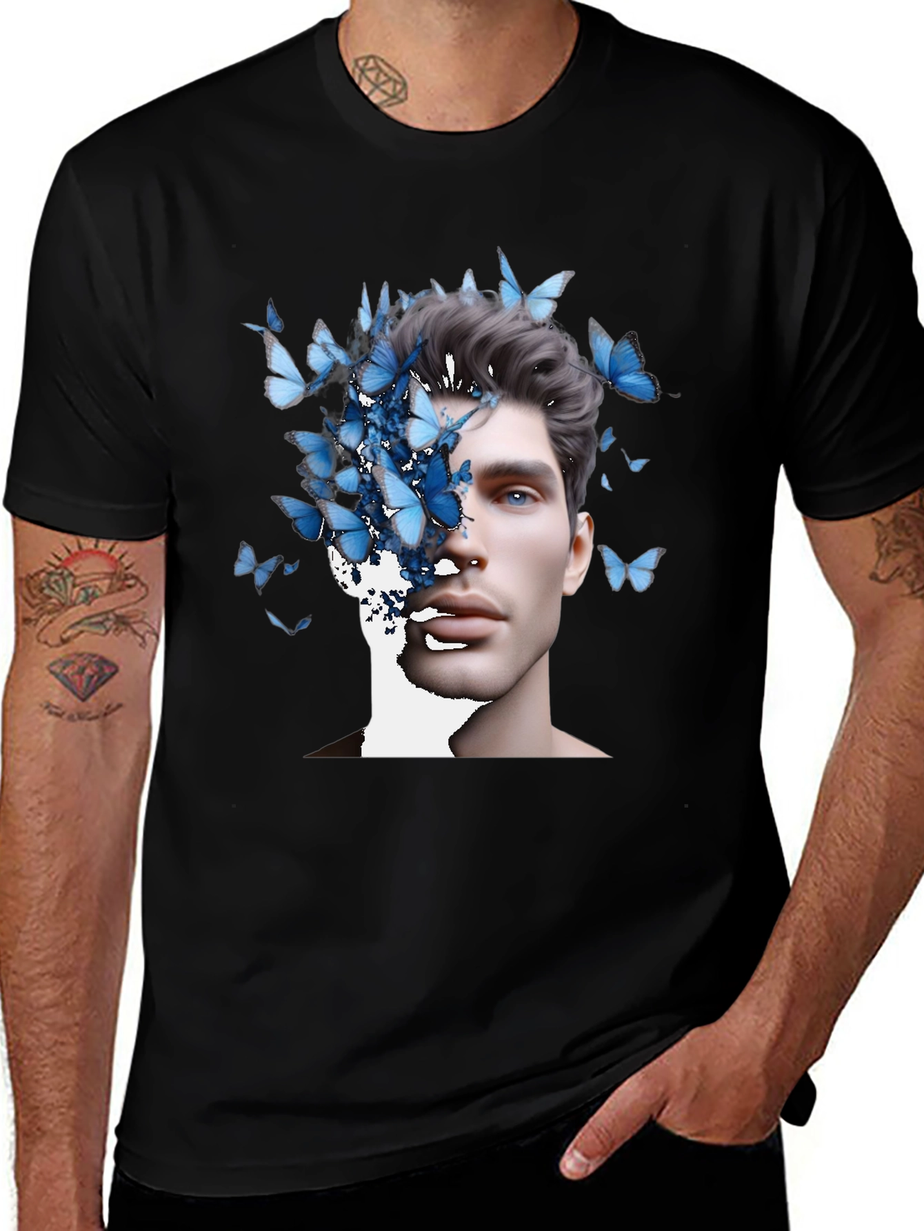 Butterfly Mind T-Shirt - Artistic Menswear