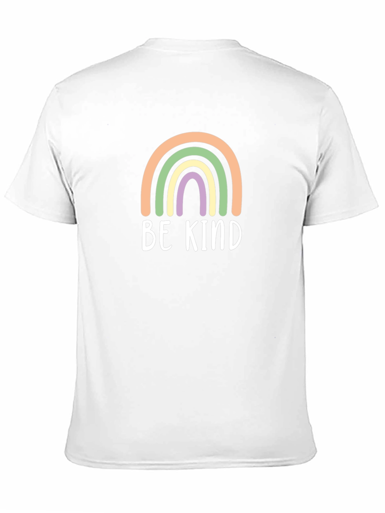 Be Kind Rainbow Graphic Tee - Black