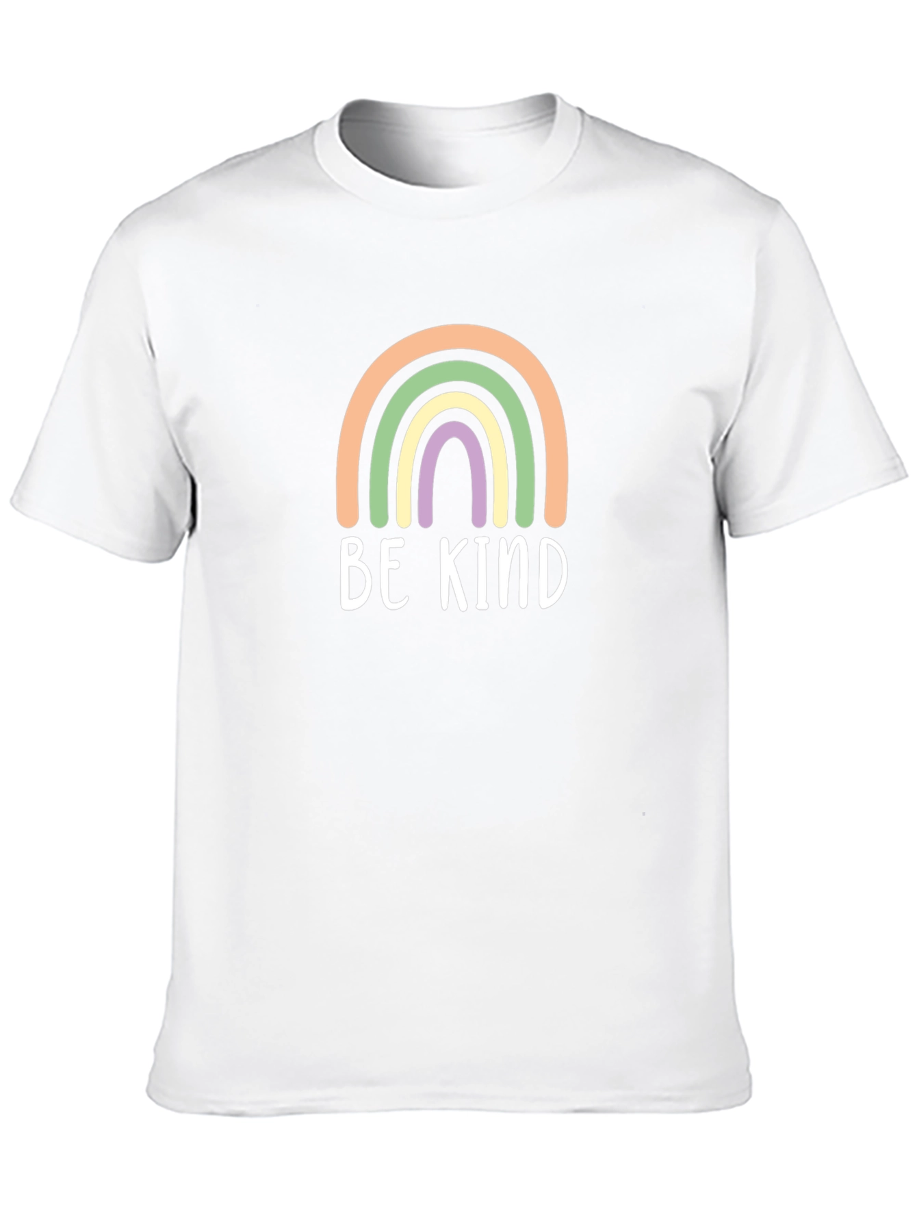 Be Kind Rainbow Graphic Tee - Black