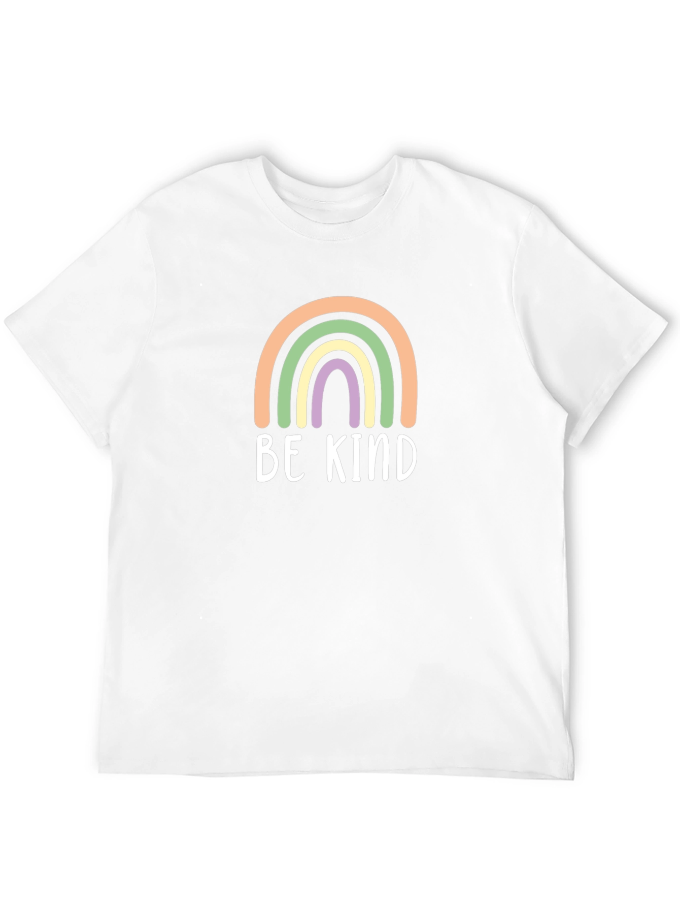 Be Kind Rainbow Graphic Tee - Black