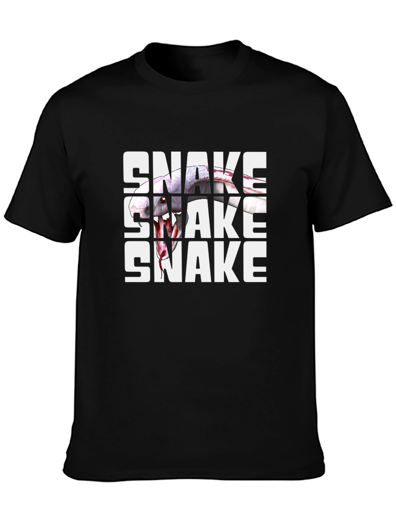 Snake Graphic Tee - Bold Statement T-Shirt