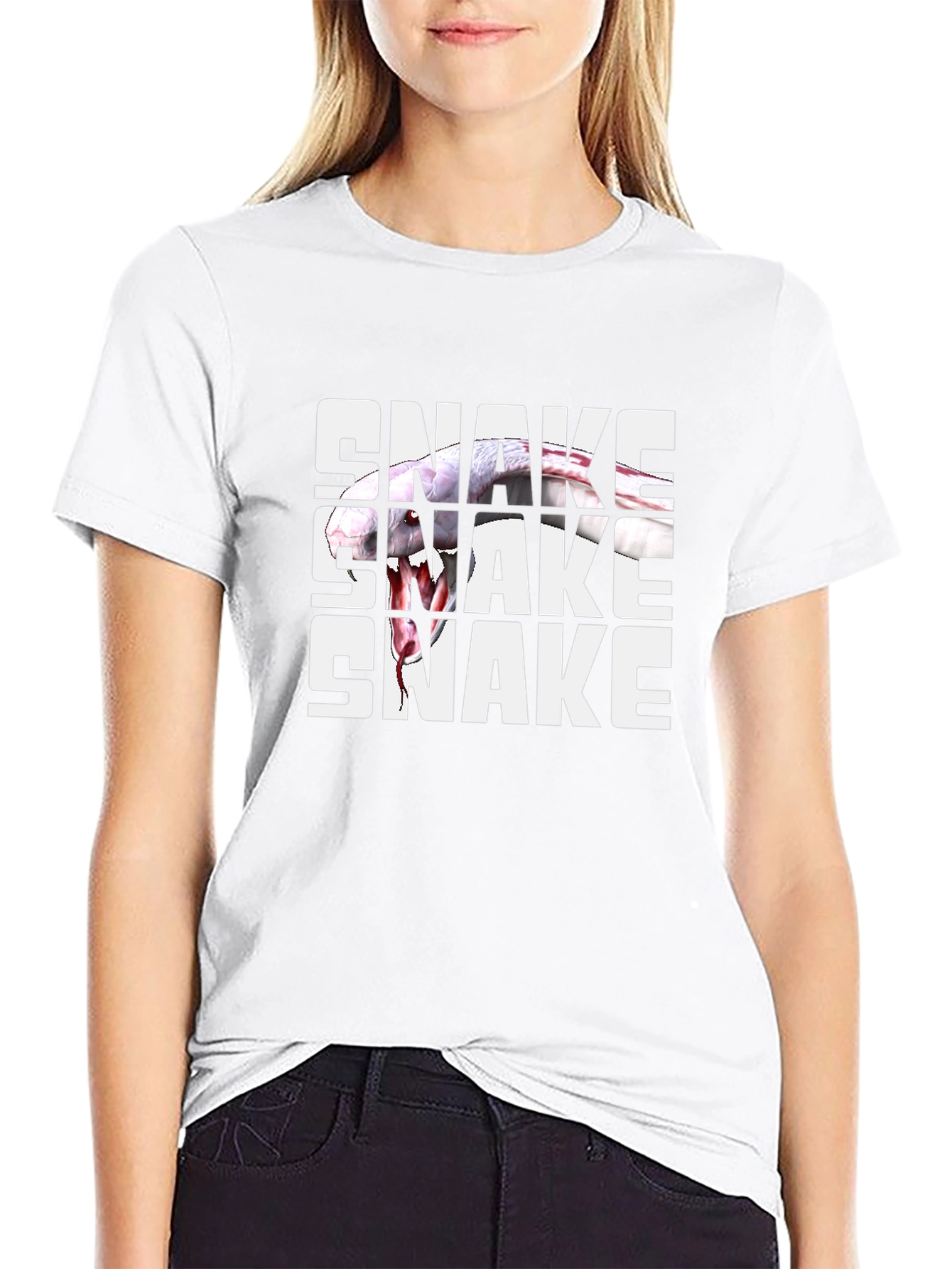 Snake Graphic Tee - Bold Statement T-Shirt