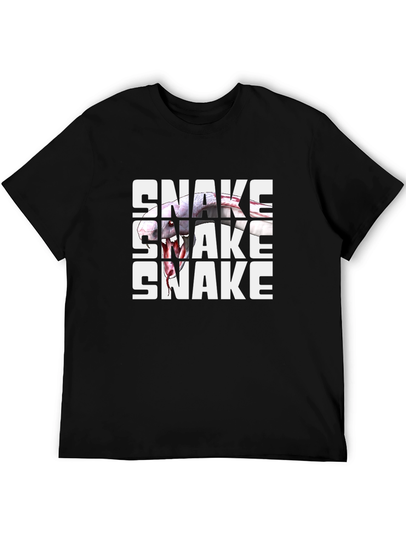 Snake Graphic Tee - Bold Statement T-Shirt