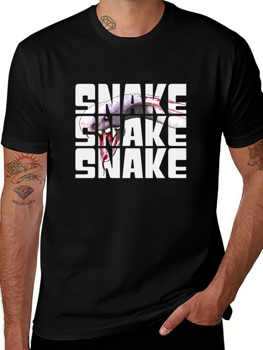 Snake Graphic Tee - Bold Statement T-Shirt