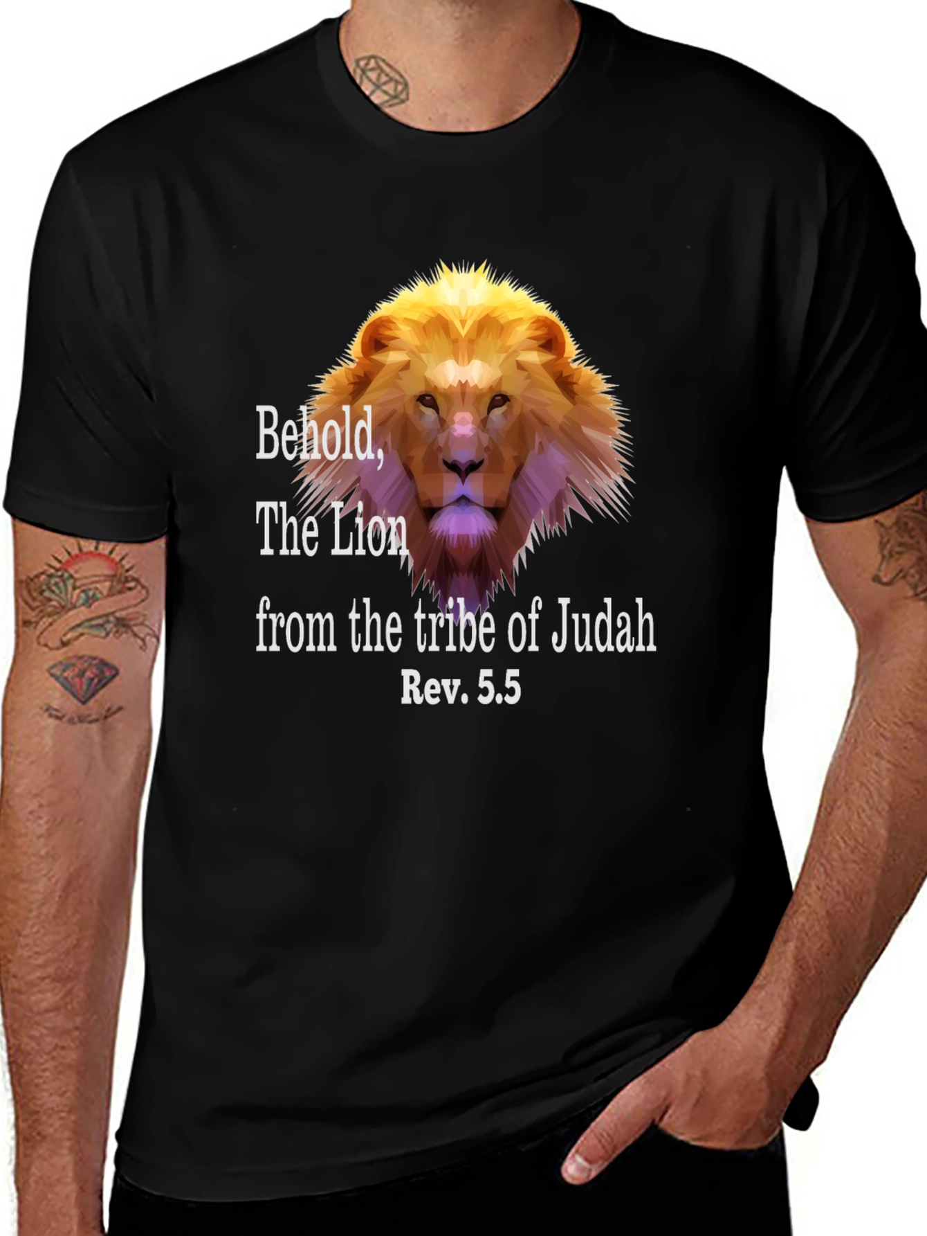 Lion of Judah T-Shirt - Religious Christian Apparel