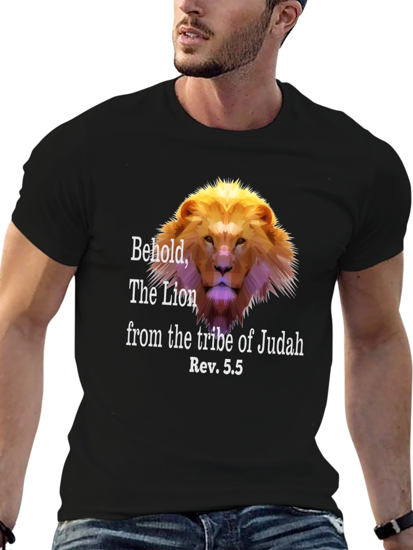 Lion of Judah T-Shirt - Religious Christian Apparel
