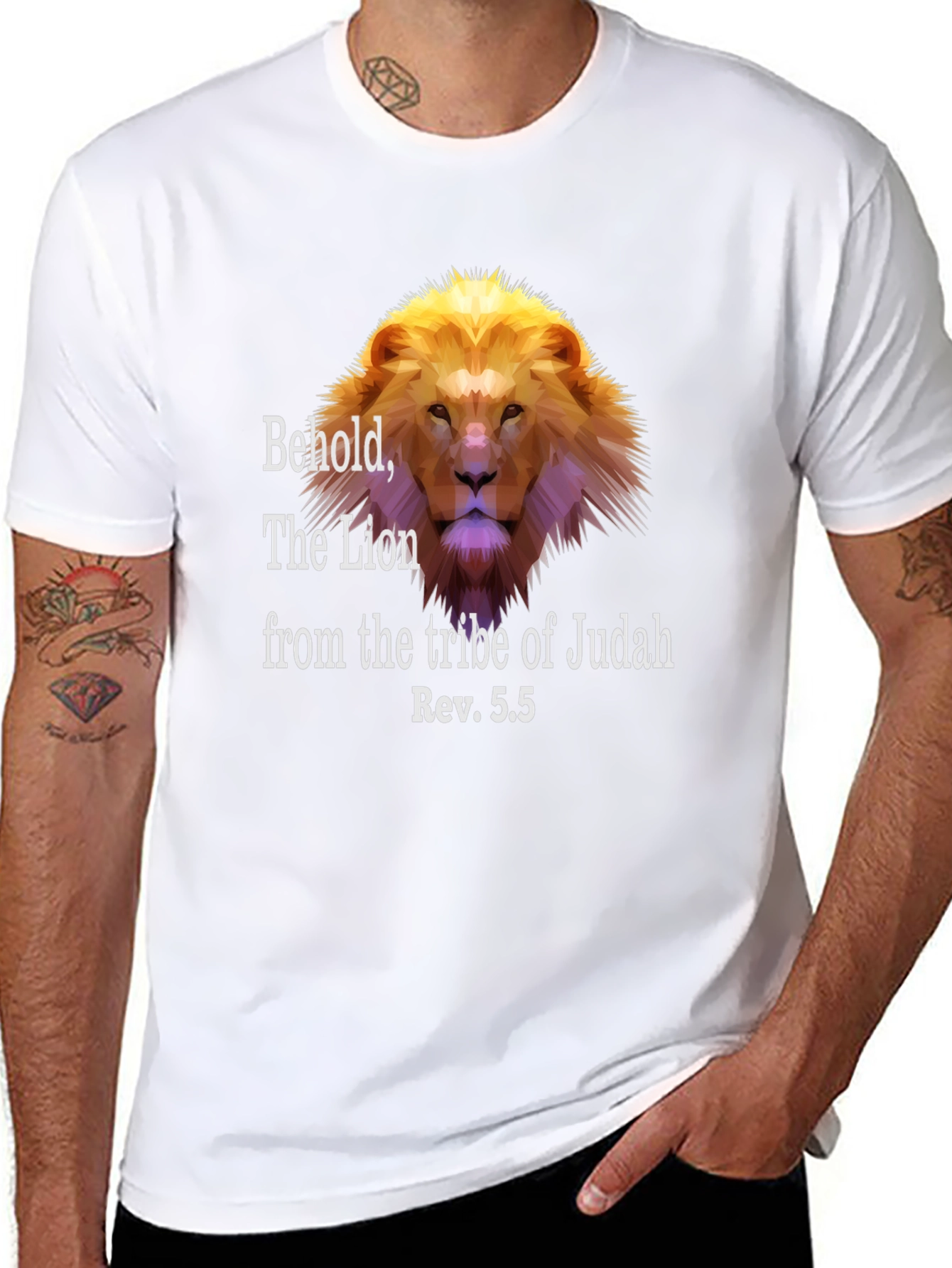 Lion of Judah T-Shirt - Religious Christian Apparel