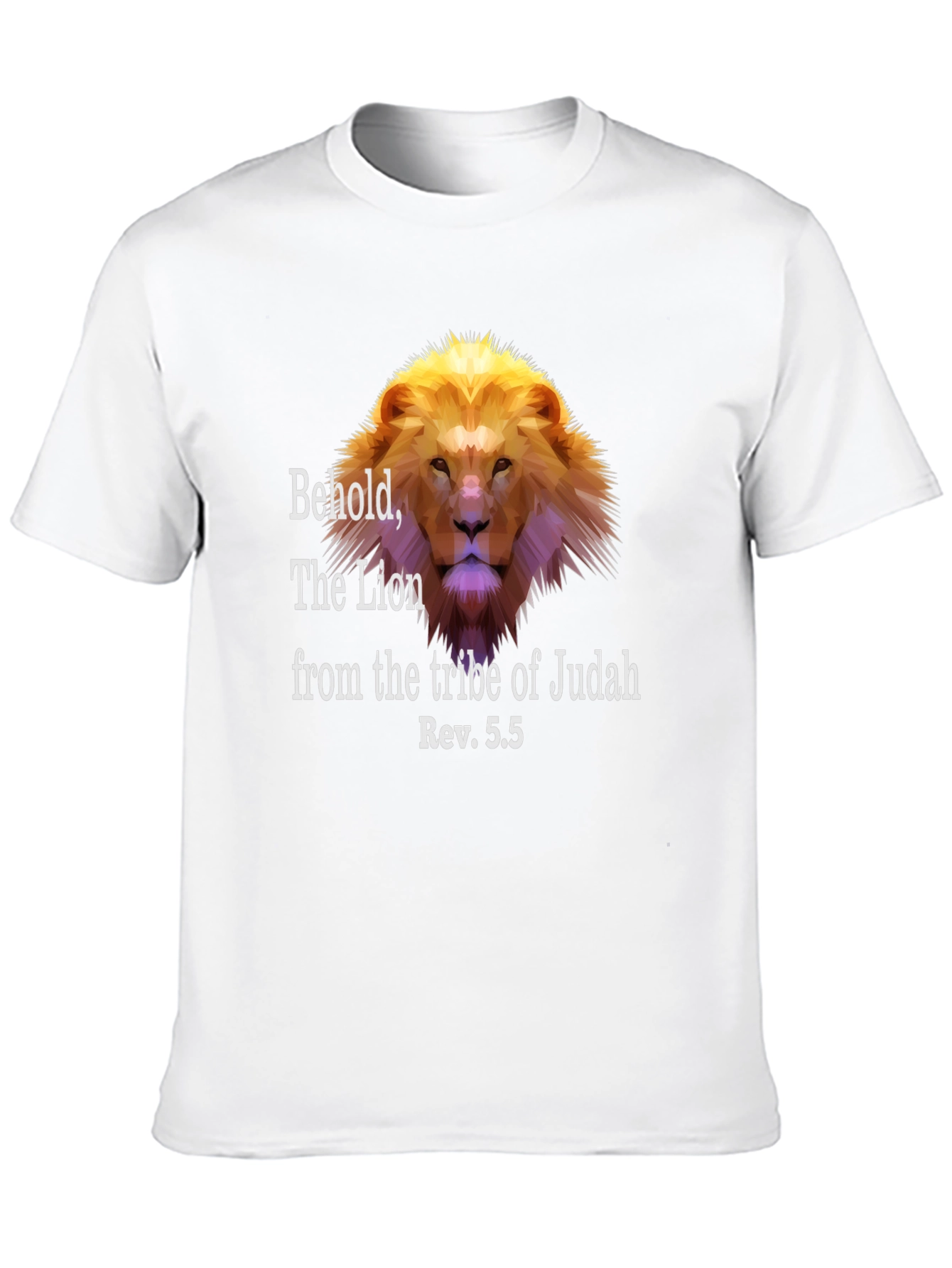 Lion of Judah T-Shirt - Religious Christian Apparel