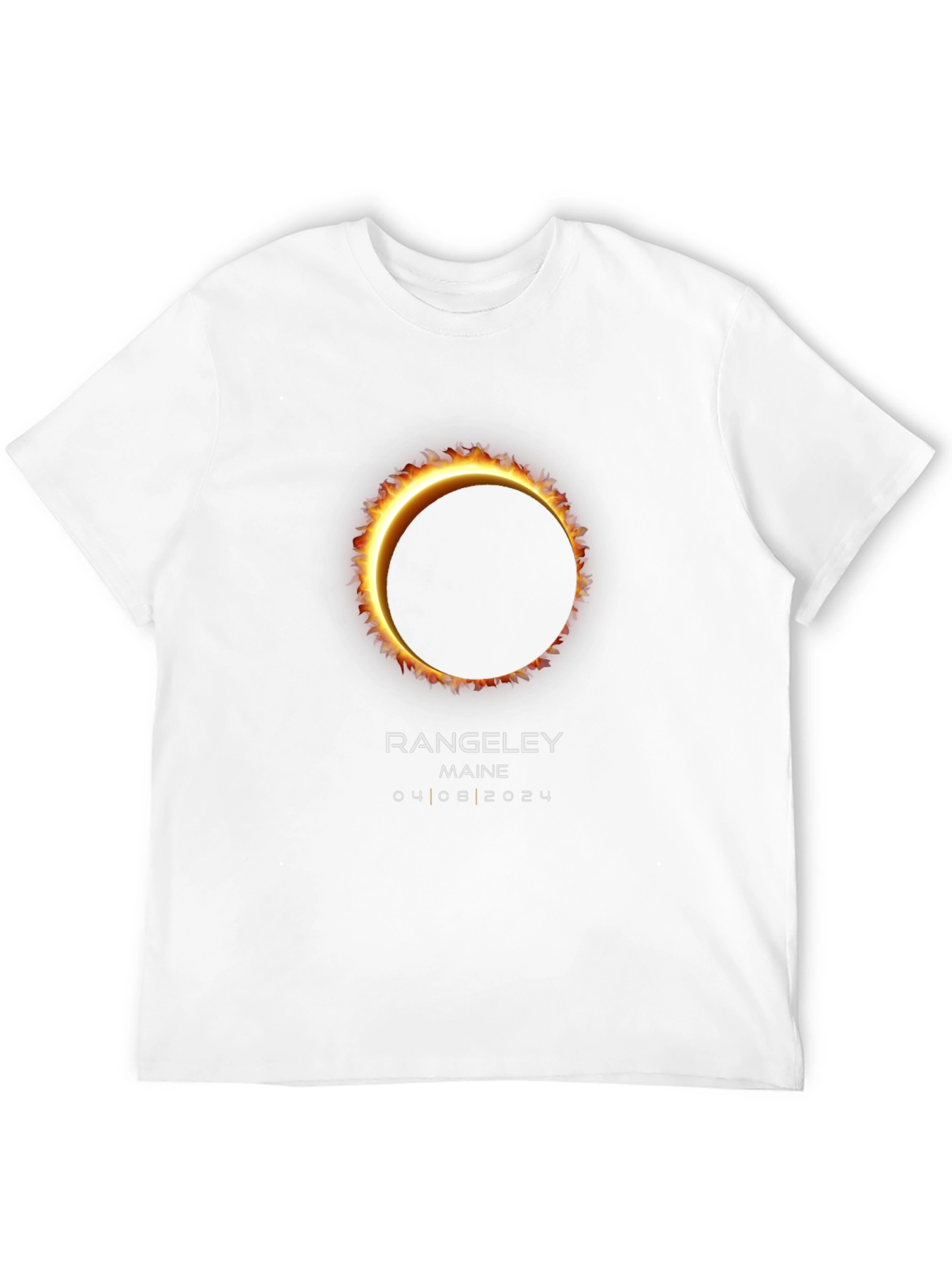 Rangeley Maine 2024 Solar Eclipse T-Shirt