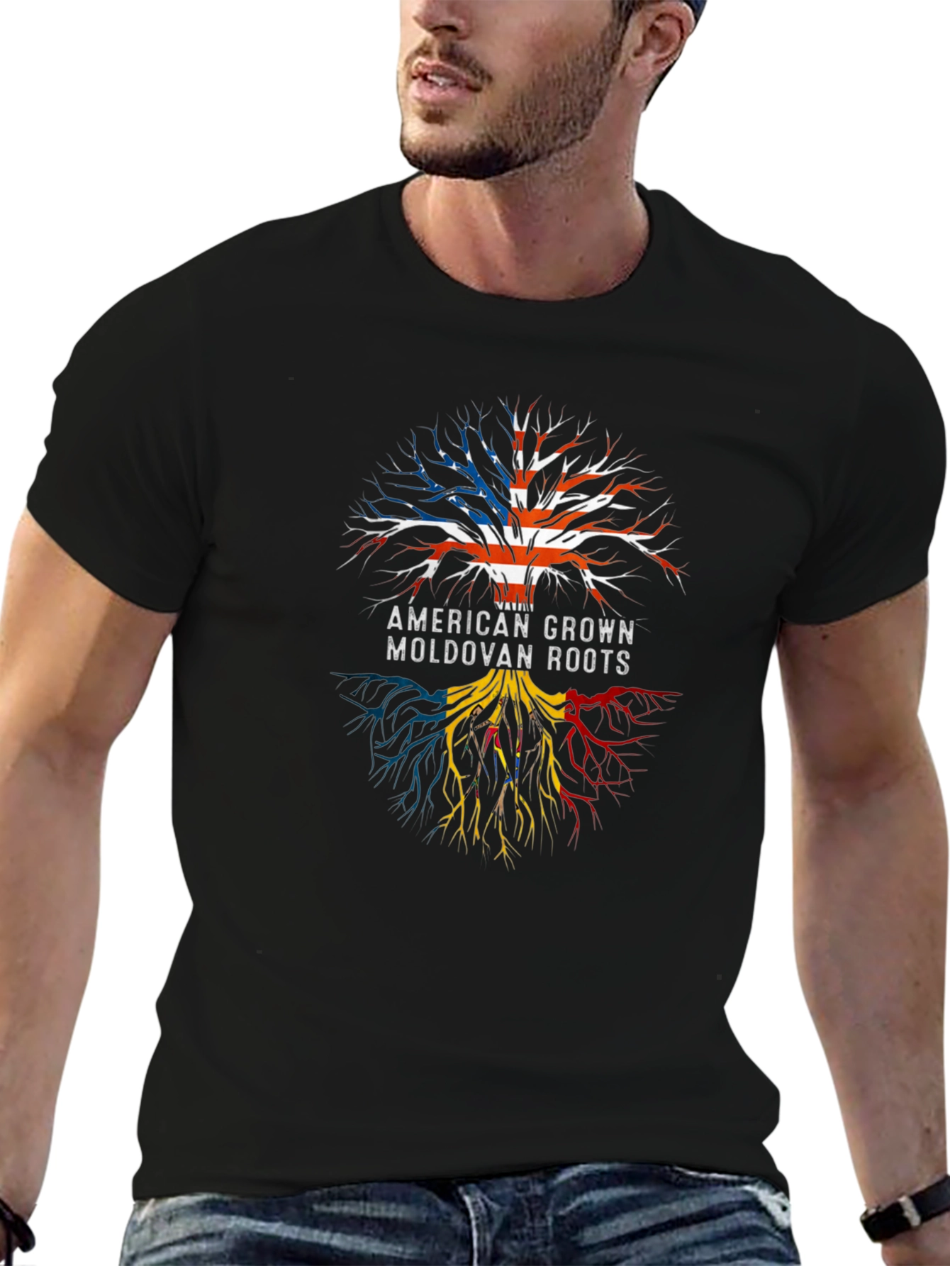 American Grown Moldovan Roots T-Shirt