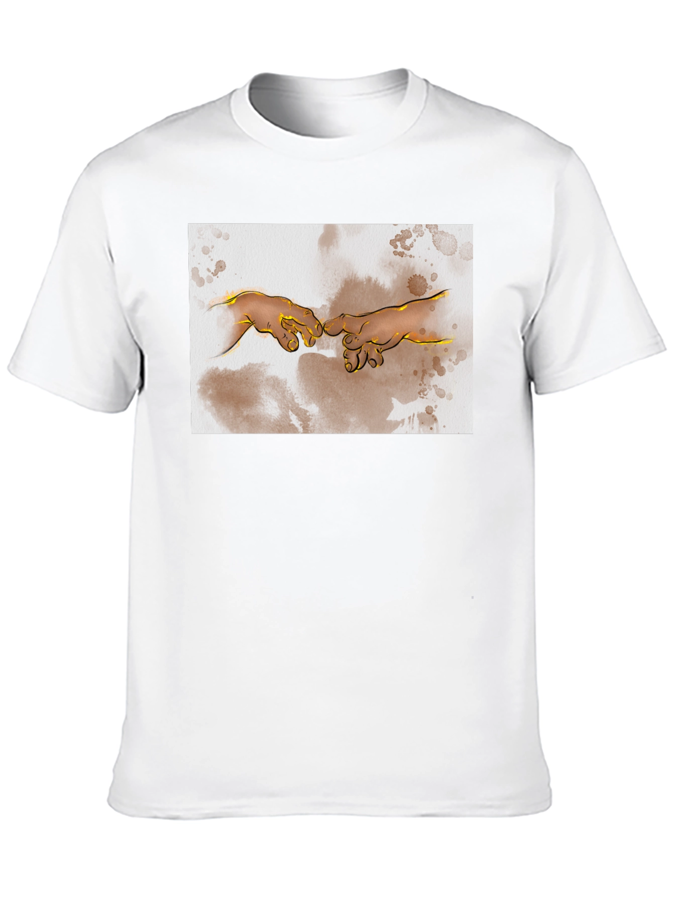 Creation of Adam Graphic T-Shirt - Artsy Style